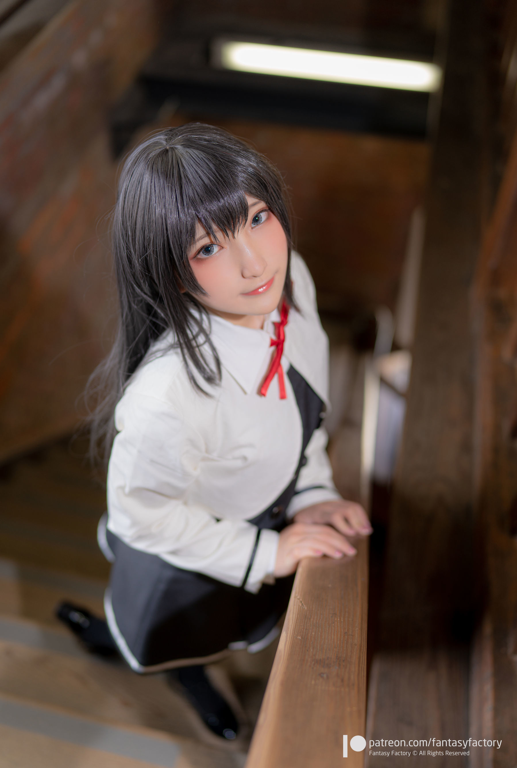 小丁Cosplay 2020.01 [Fantasy Factory] 黑丝 和服 JK [89P]