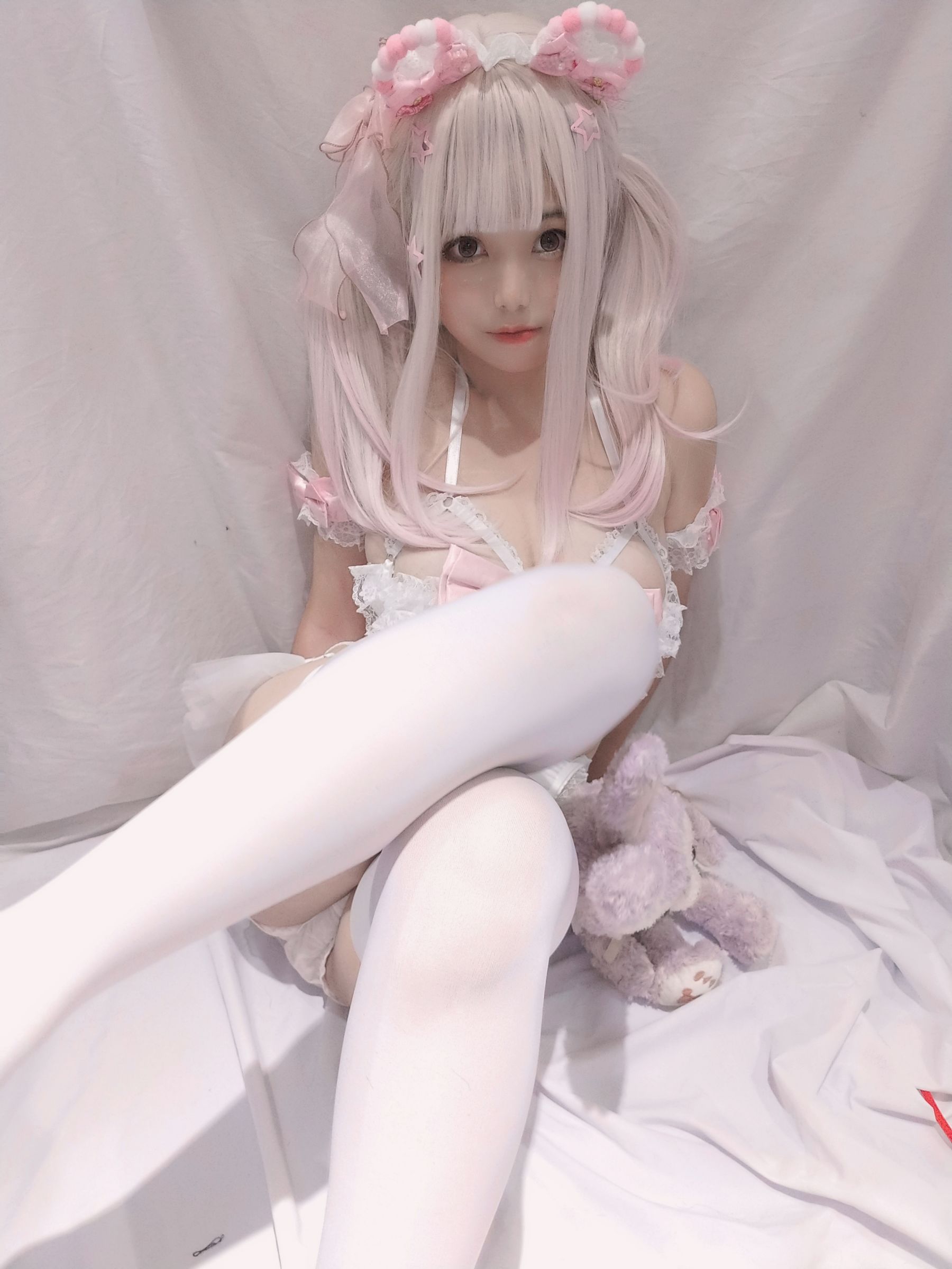 萌系小姐姐蜜汁猫裘 – 少女梦境 [10P]