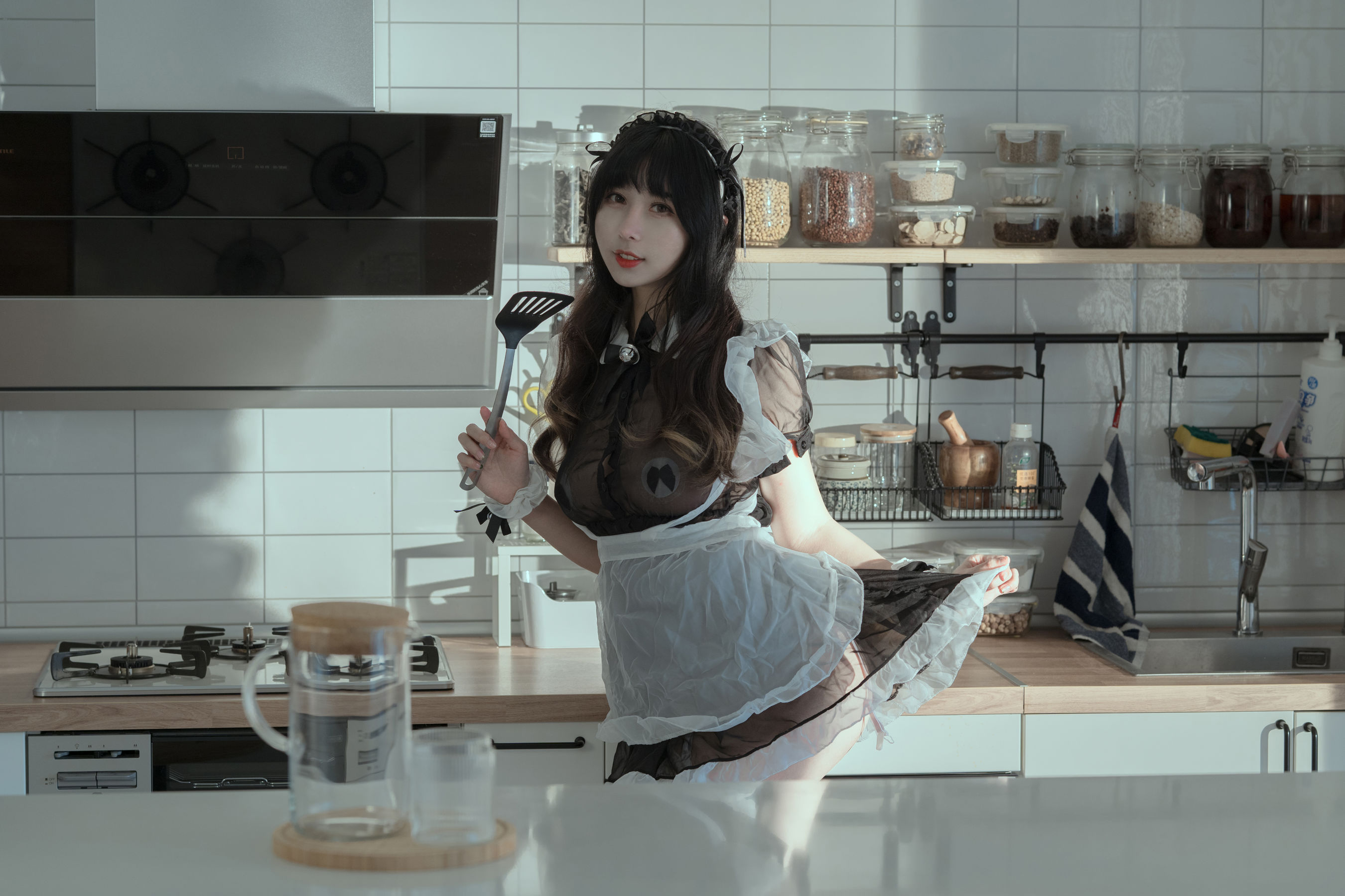 云溪溪 – 奶桃女仆 [40P]