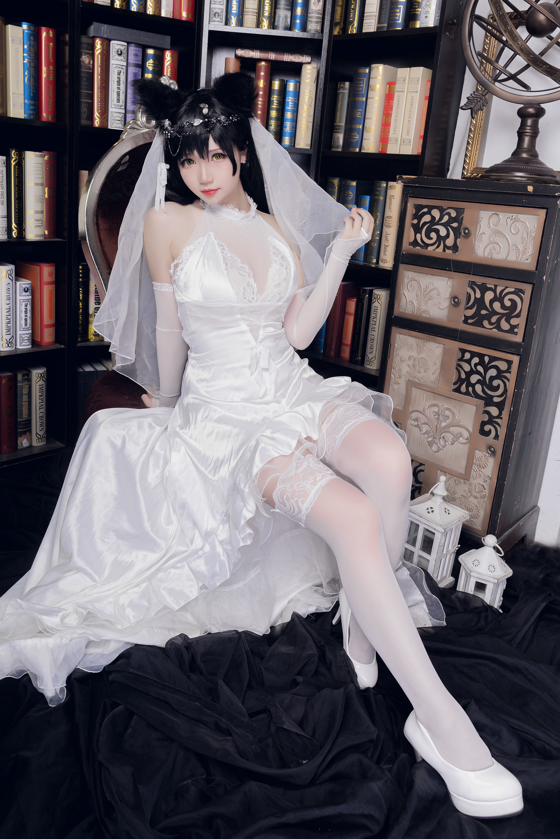 动漫博主雪晴Astra – 爱宕花嫁 [18P]