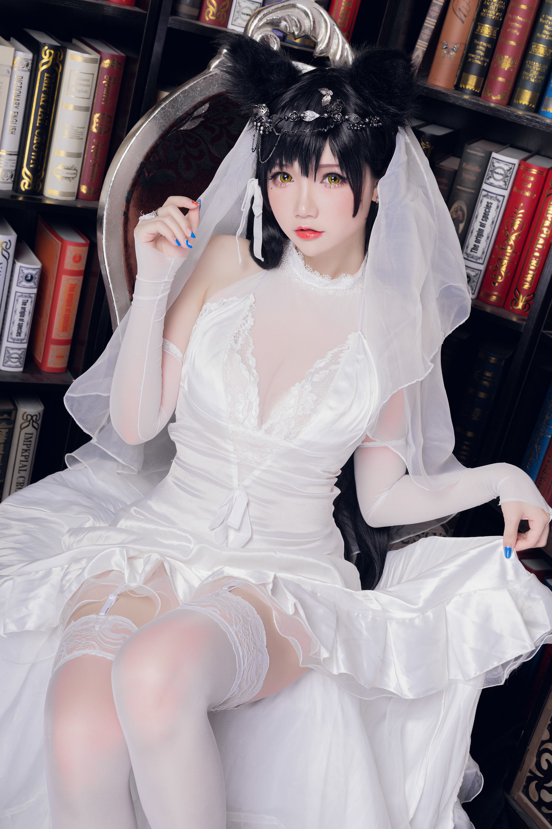 动漫博主雪晴Astra – 爱宕花嫁 [18P]