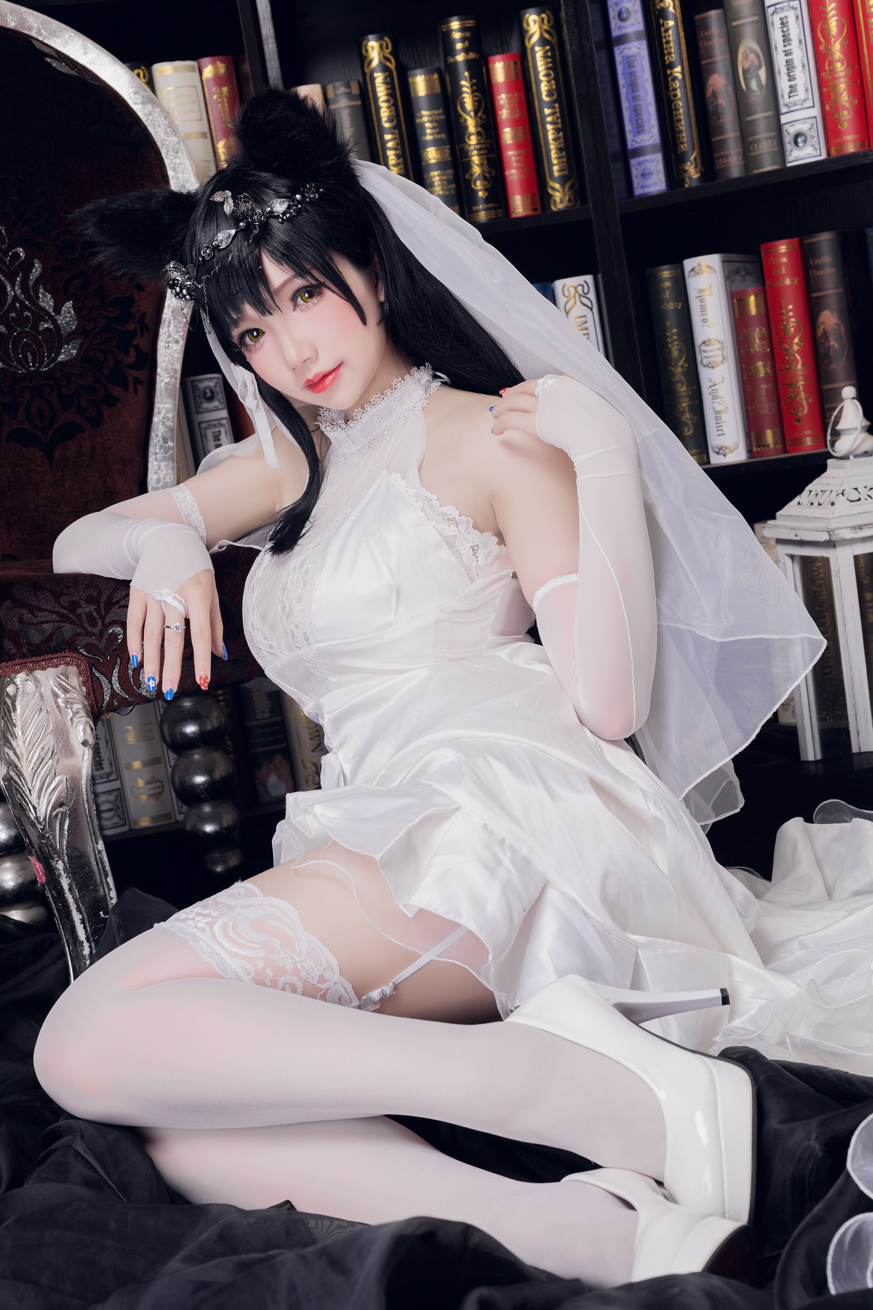 动漫博主雪晴Astra – 爱宕花嫁 [18P]