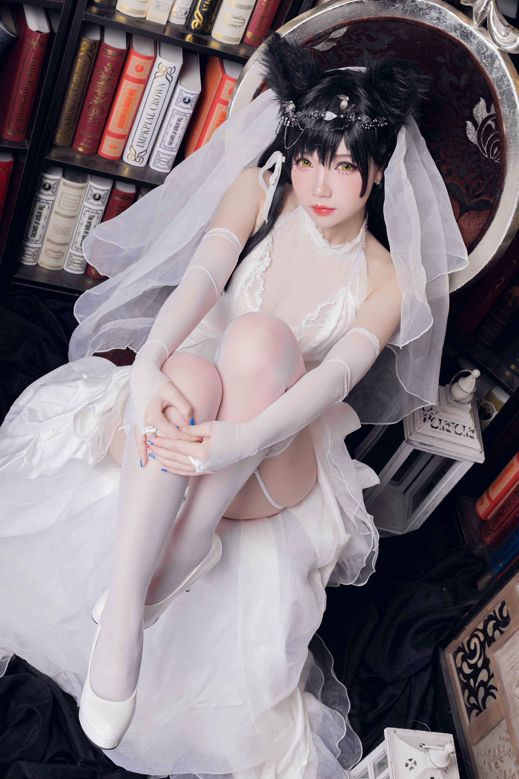 动漫博主雪晴Astra – 爱宕花嫁 [18P]