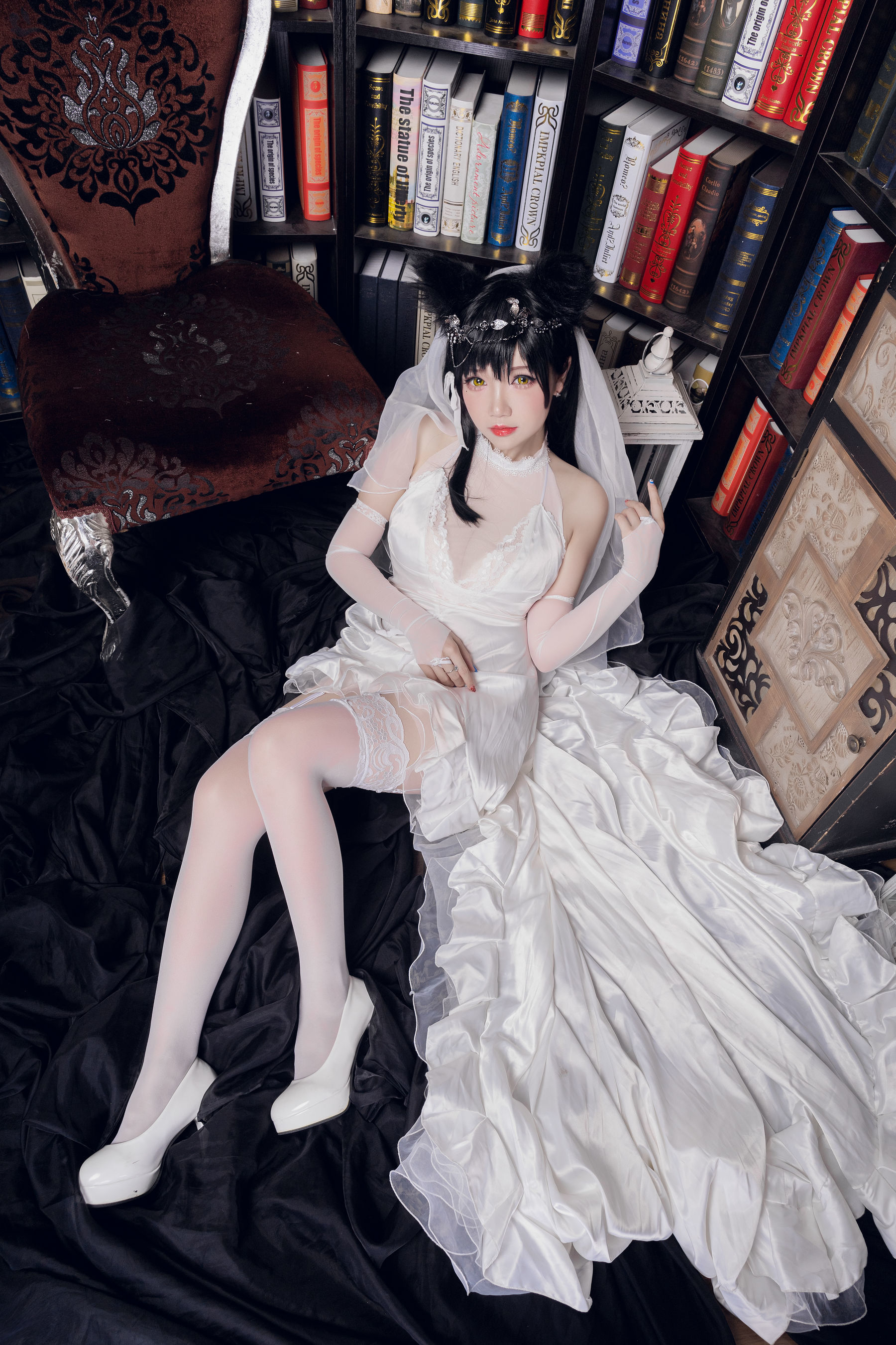 动漫博主雪晴Astra – 爱宕花嫁 [18P]