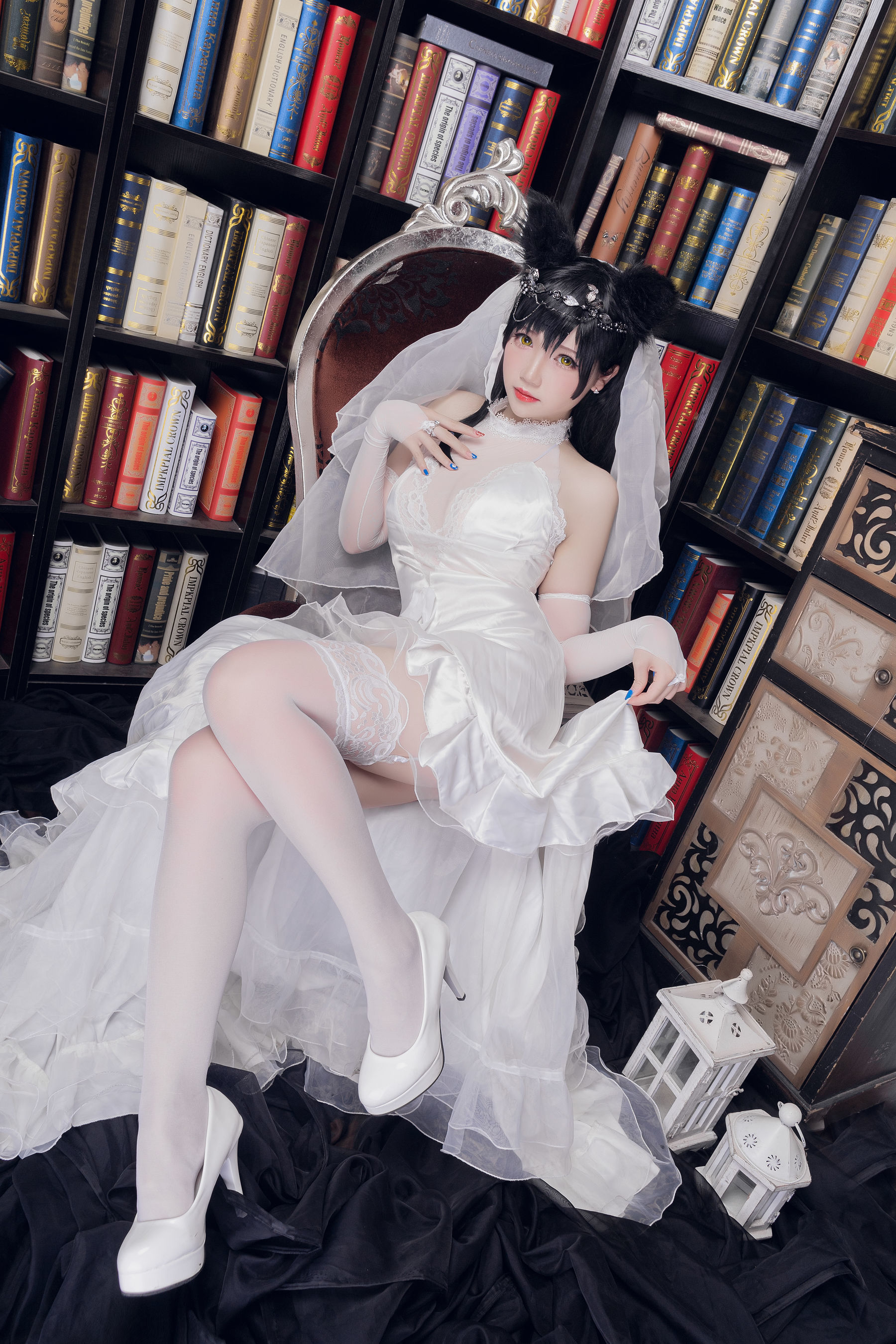动漫博主雪晴Astra – 爱宕花嫁 [18P]