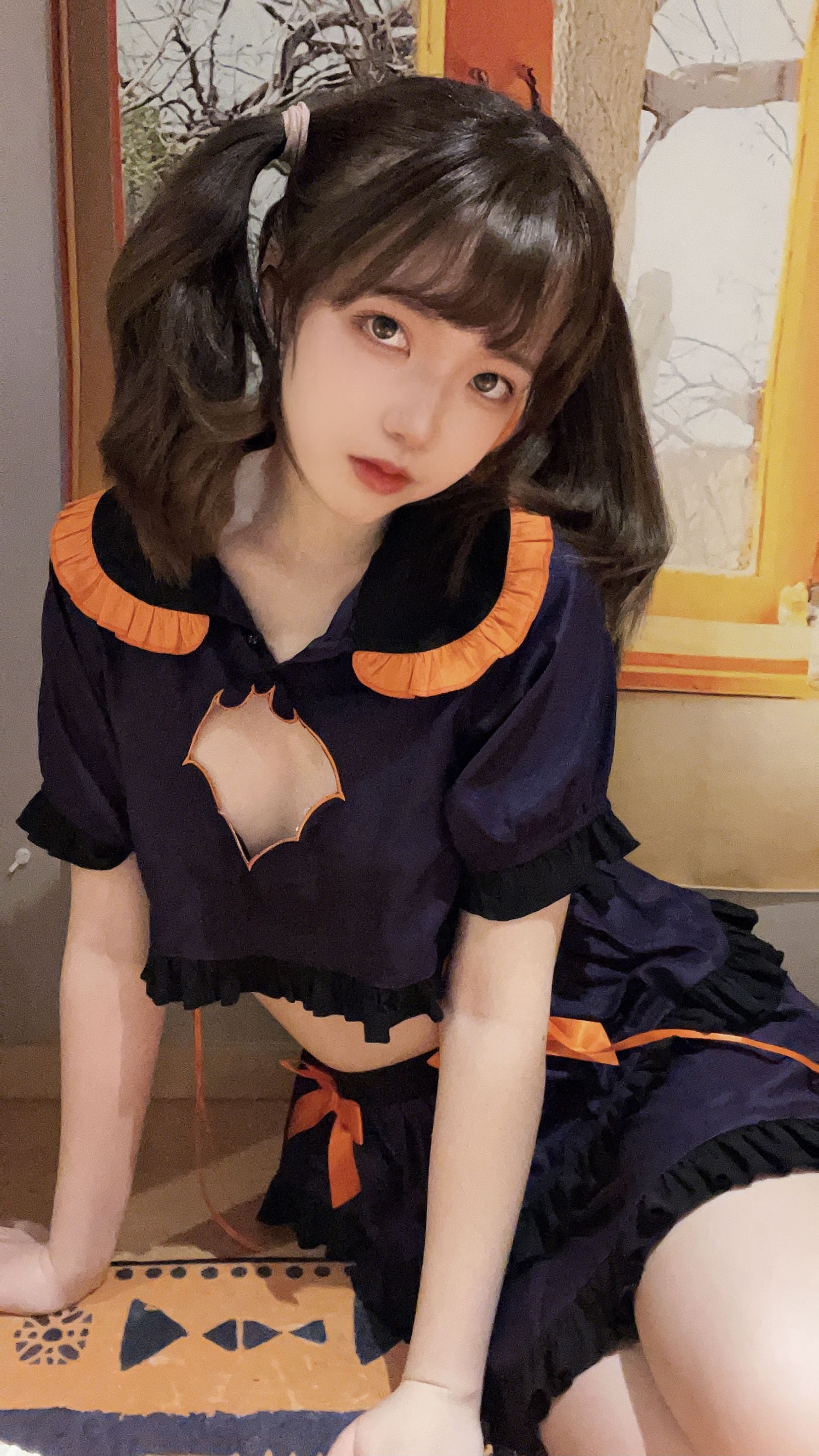 可爱妹子Fushii_海堂 – 万圣节 [24P]