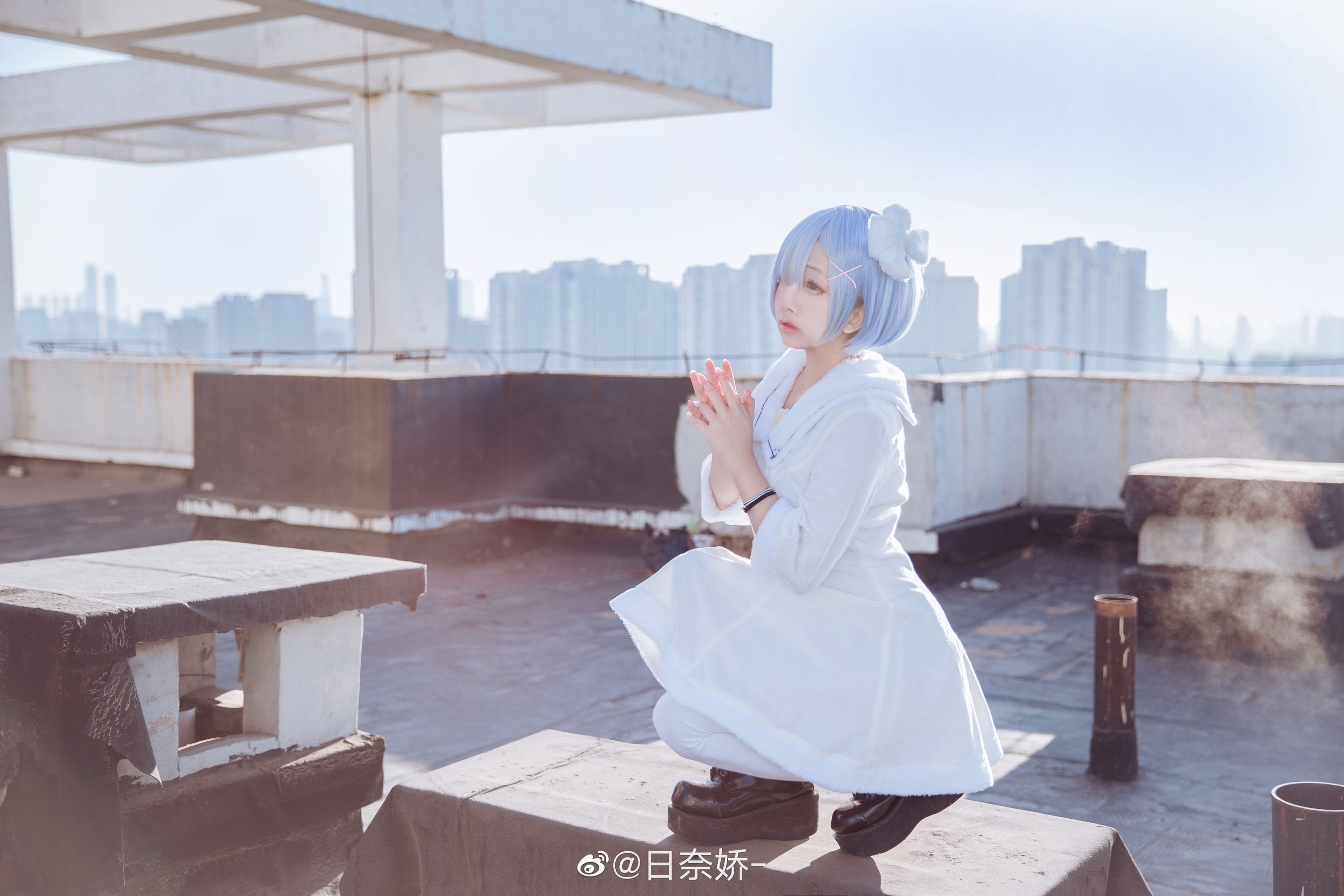 日奈娇 – 蕾姆 白裙 [11P]