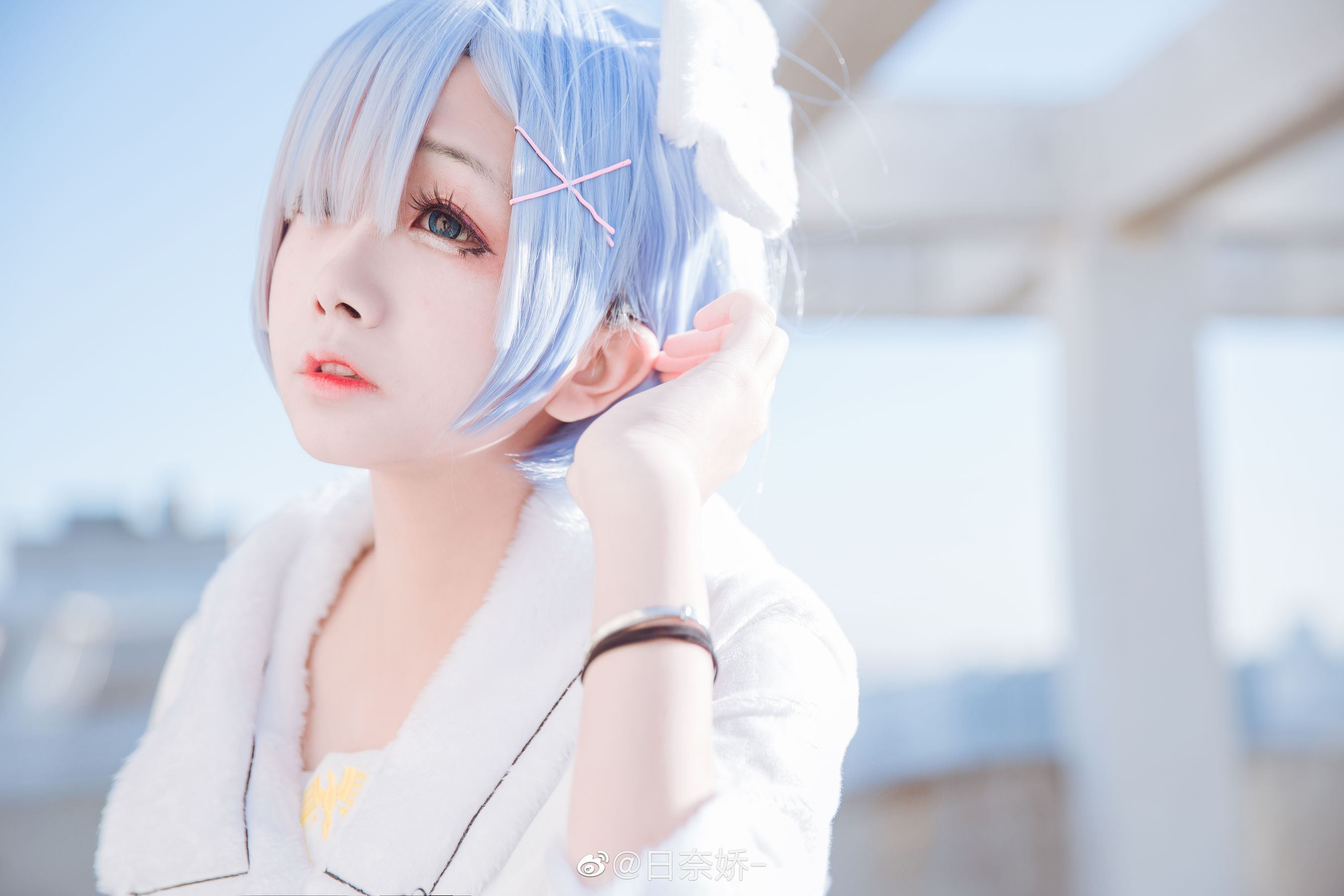 日奈娇 – 蕾姆 白裙 [11P]