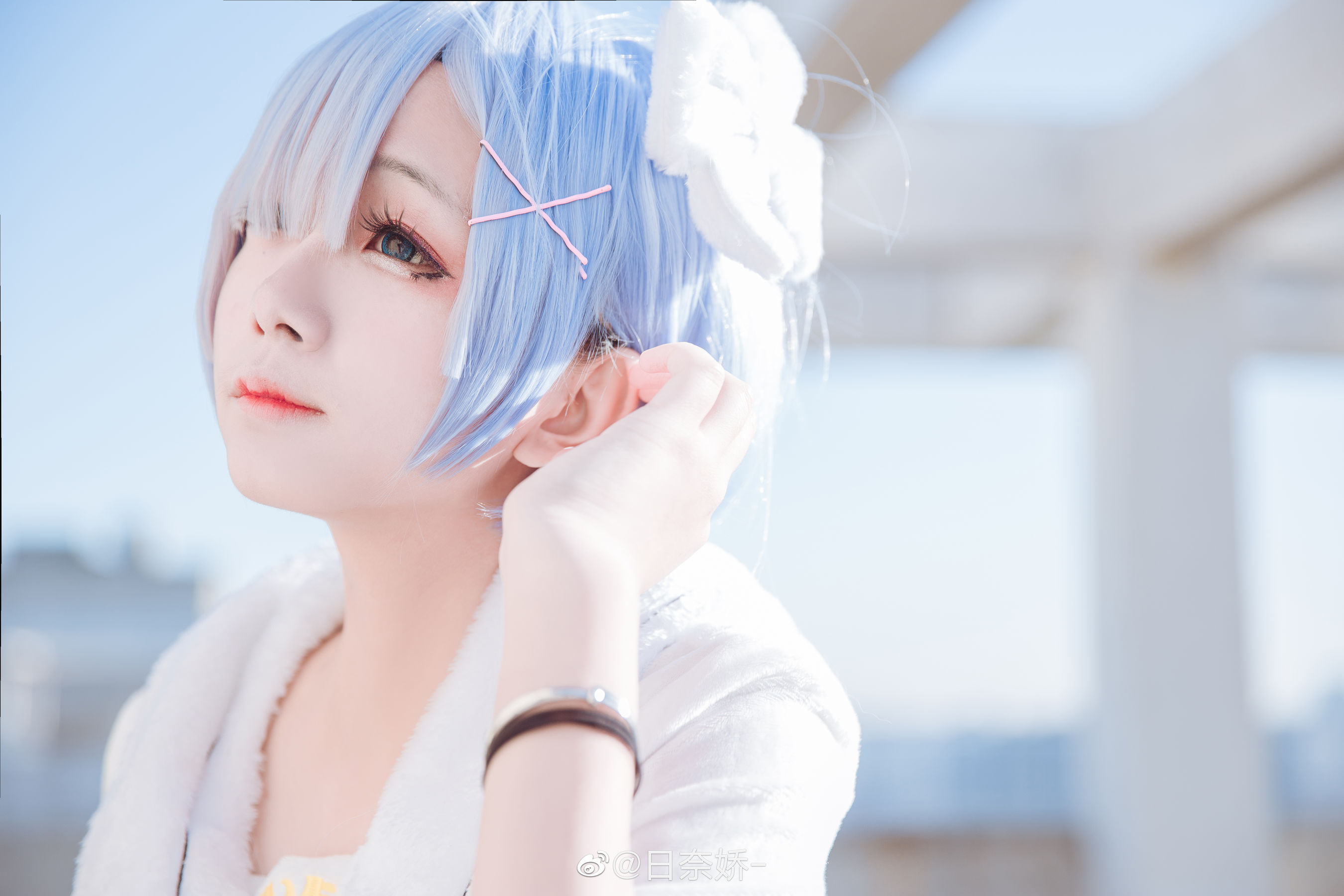 日奈娇 – 蕾姆 白裙 [11P]