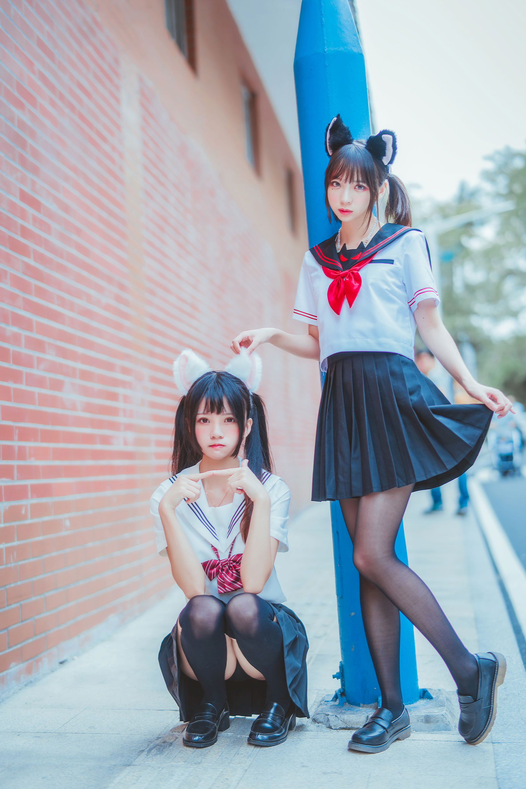 桜桃喵&疯猫ss 《JK百合2》 [33P]