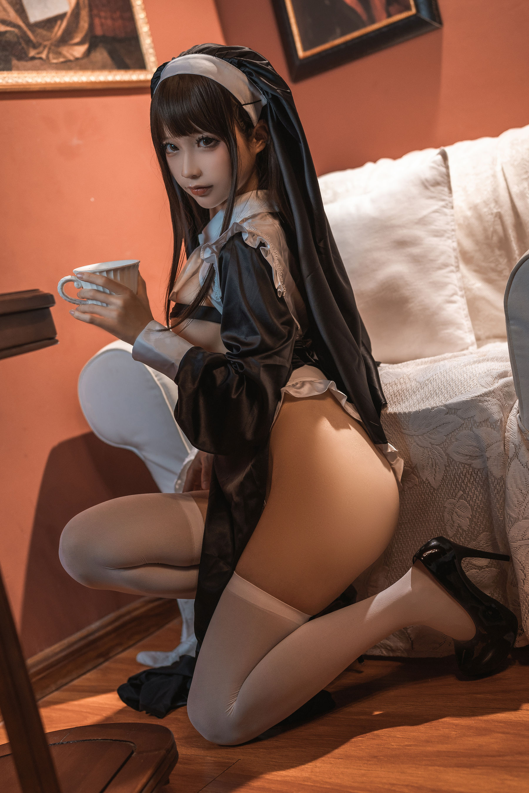 动漫博主蠢沫沫 – 仆-修女 [42P]