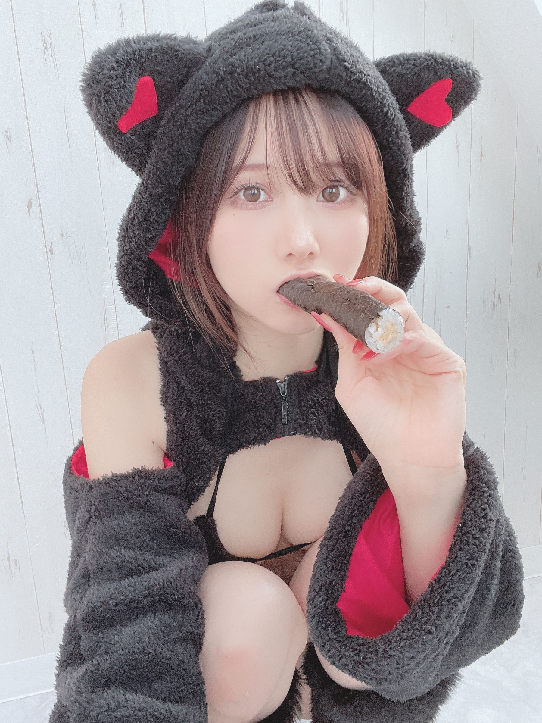 日本甜美COSERけんけん[fantia] 20211127-黒猫ビキニ [22P]