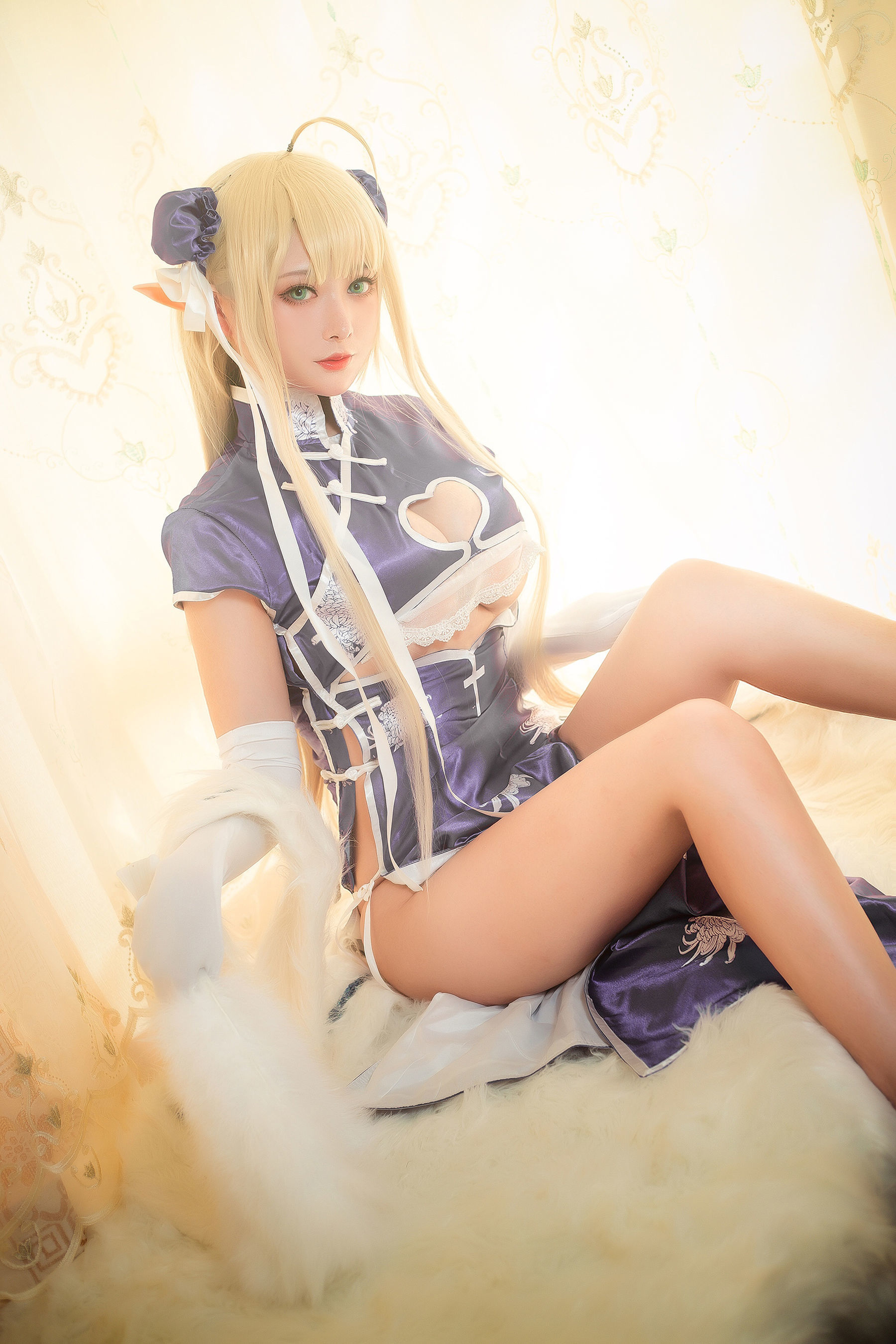 高颜值coser念念_D – 半人马旗袍 [22P]