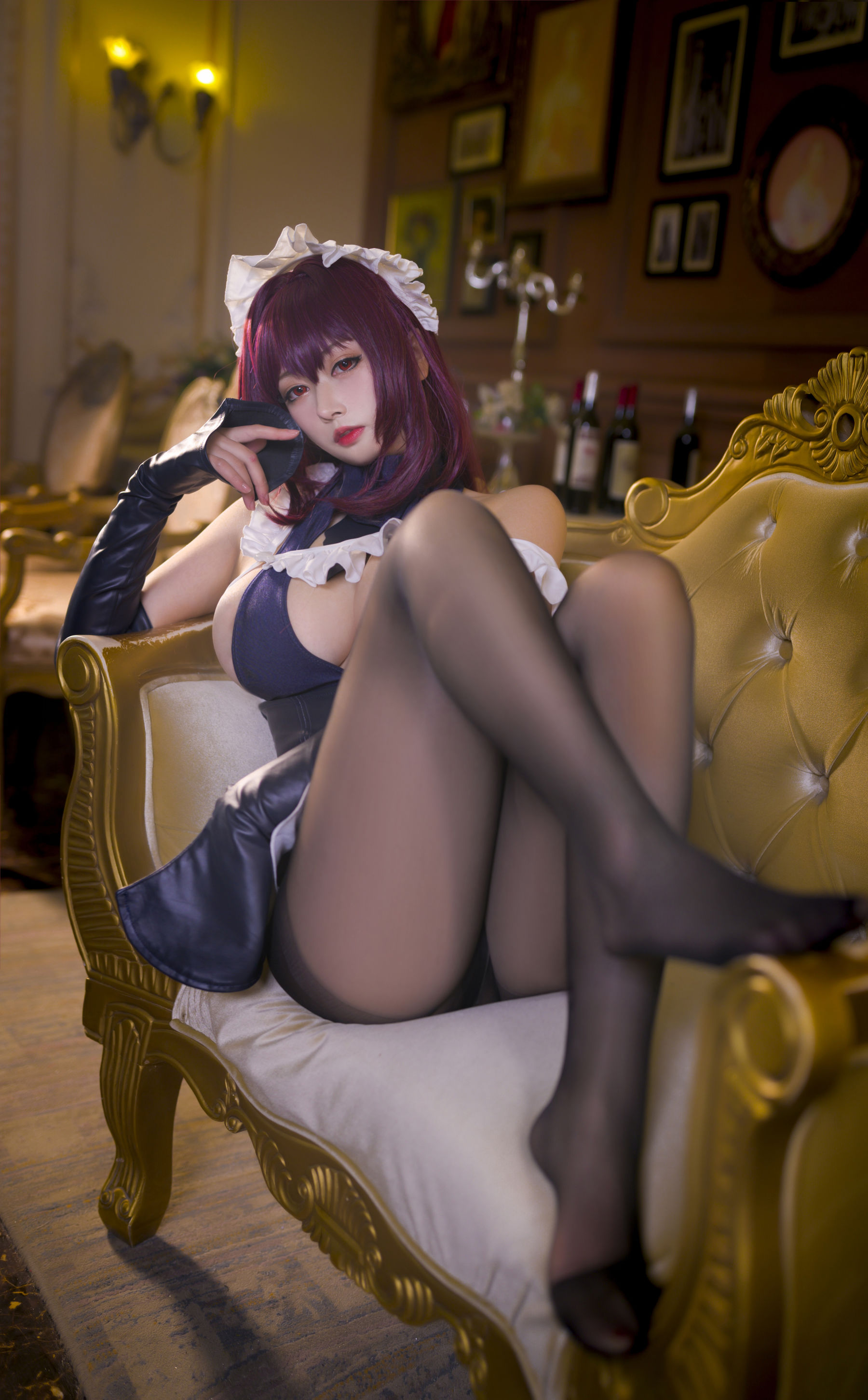 高颜值coser念念_D – 斯卡哈牛牛女仆 [32P]