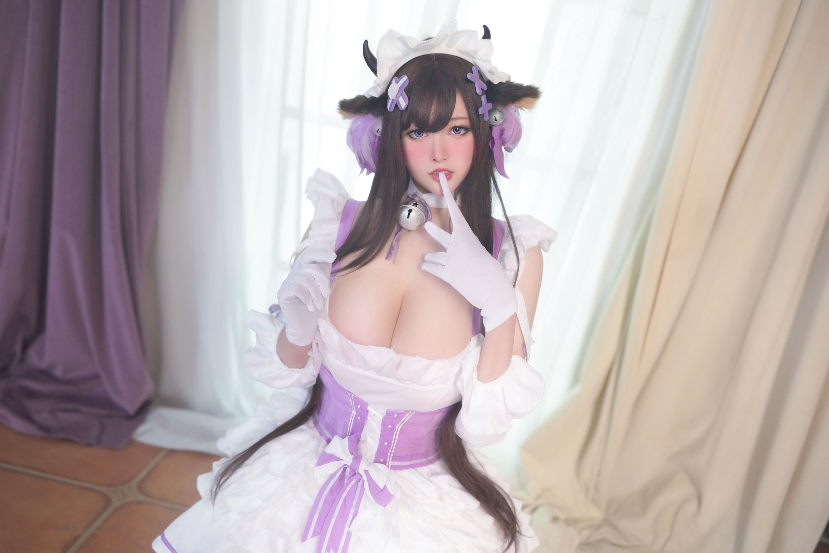 高颜值coser念念_D – 斯卡哈牛牛女仆 [32P]