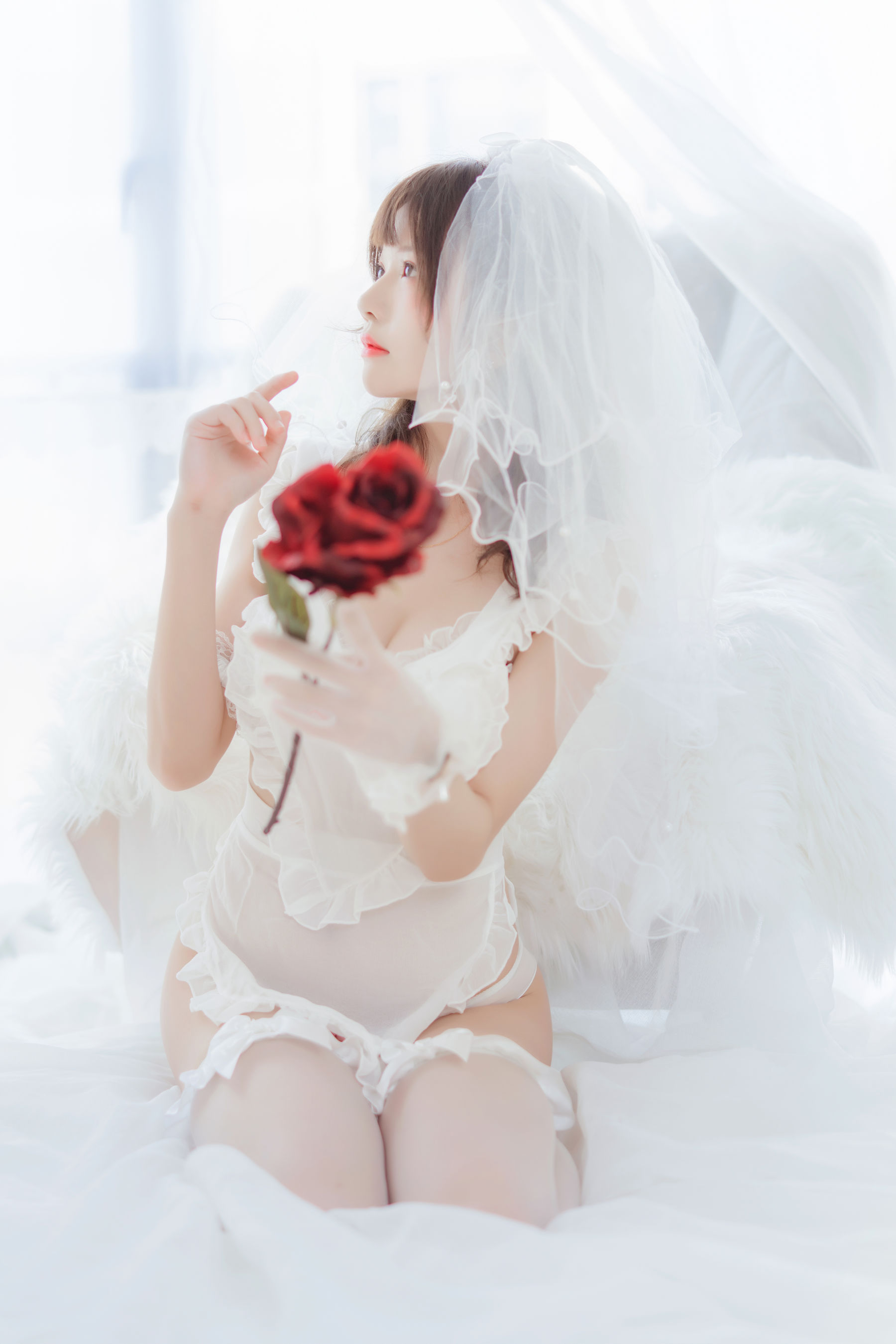 桜桃喵 轻纱01 [33P]