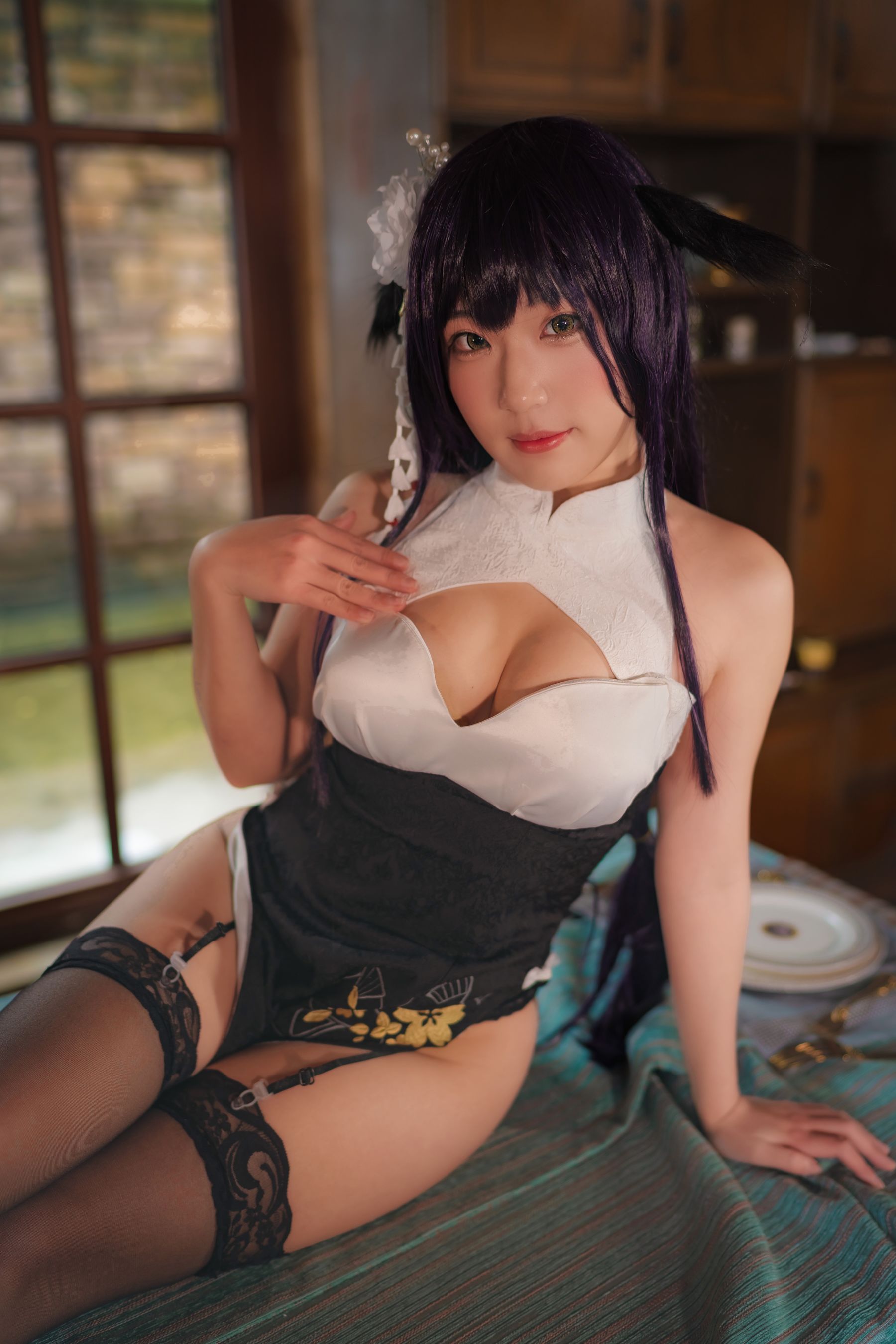 动漫博主Mime弥美 – 碧蓝航线 吾妻 旗袍 [9P]