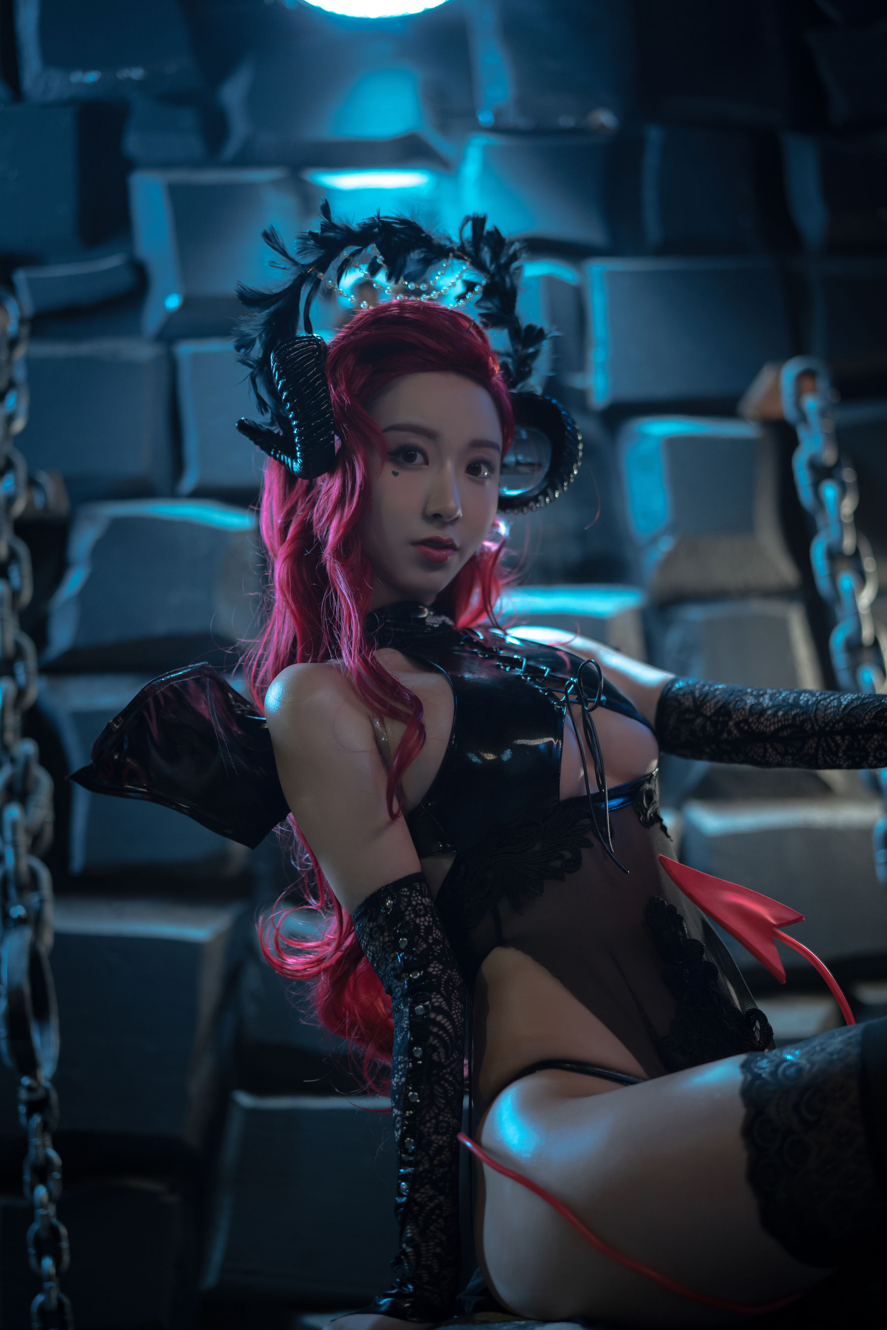 人气Coser黑川 – 恶魔 [46P]