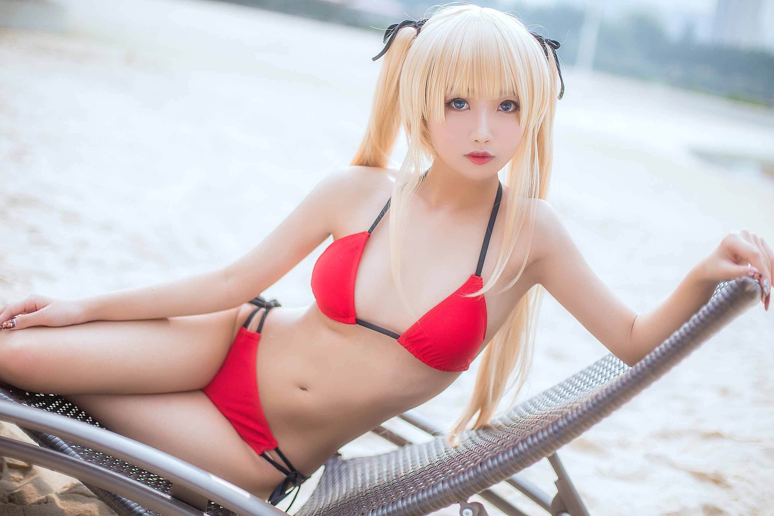 [萝莉COS] 鬼畜瑶 – 泳装魔女 [15P]