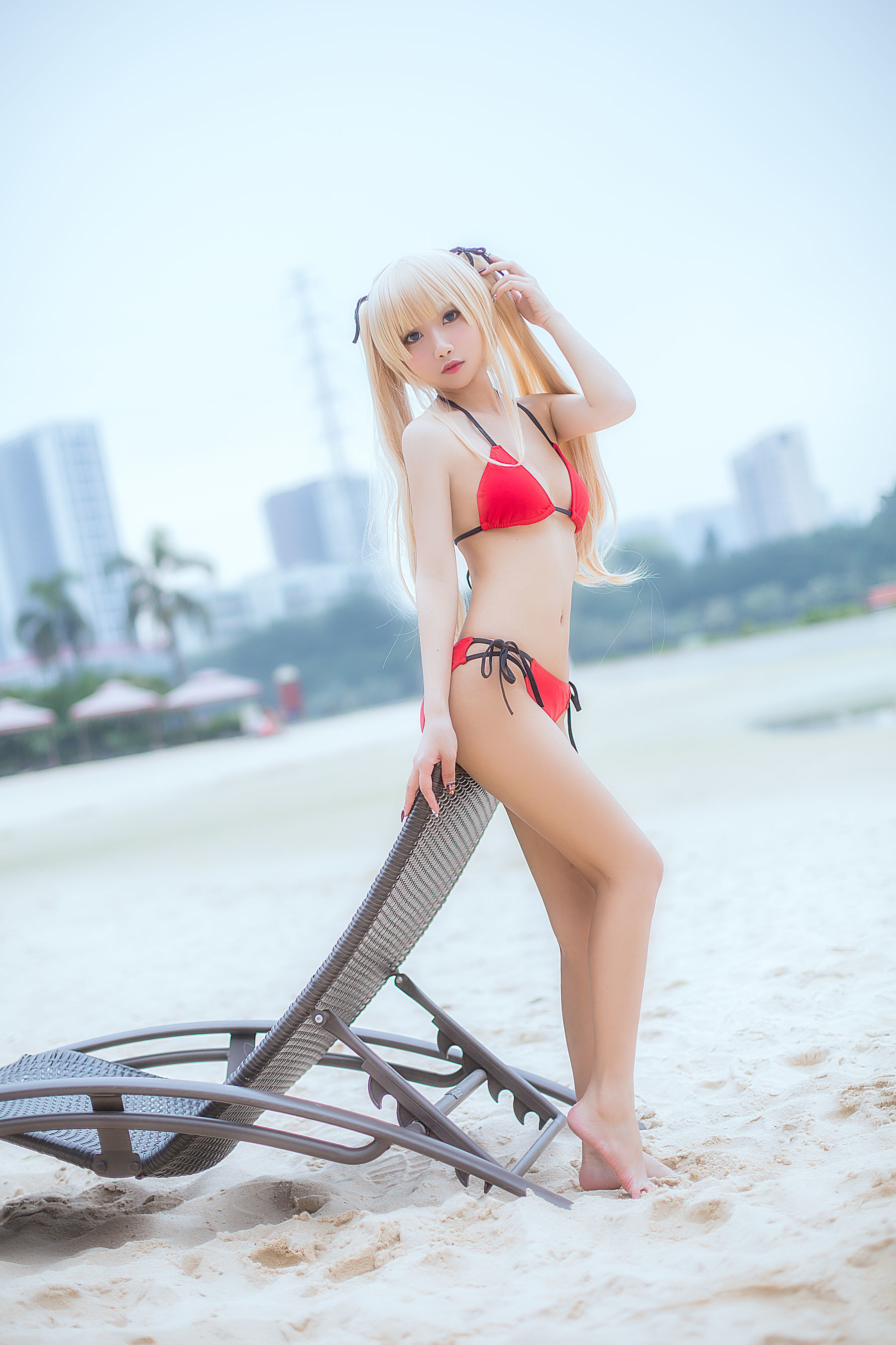 [萝莉COS] 鬼畜瑶 – 泳装魔女 [15P]