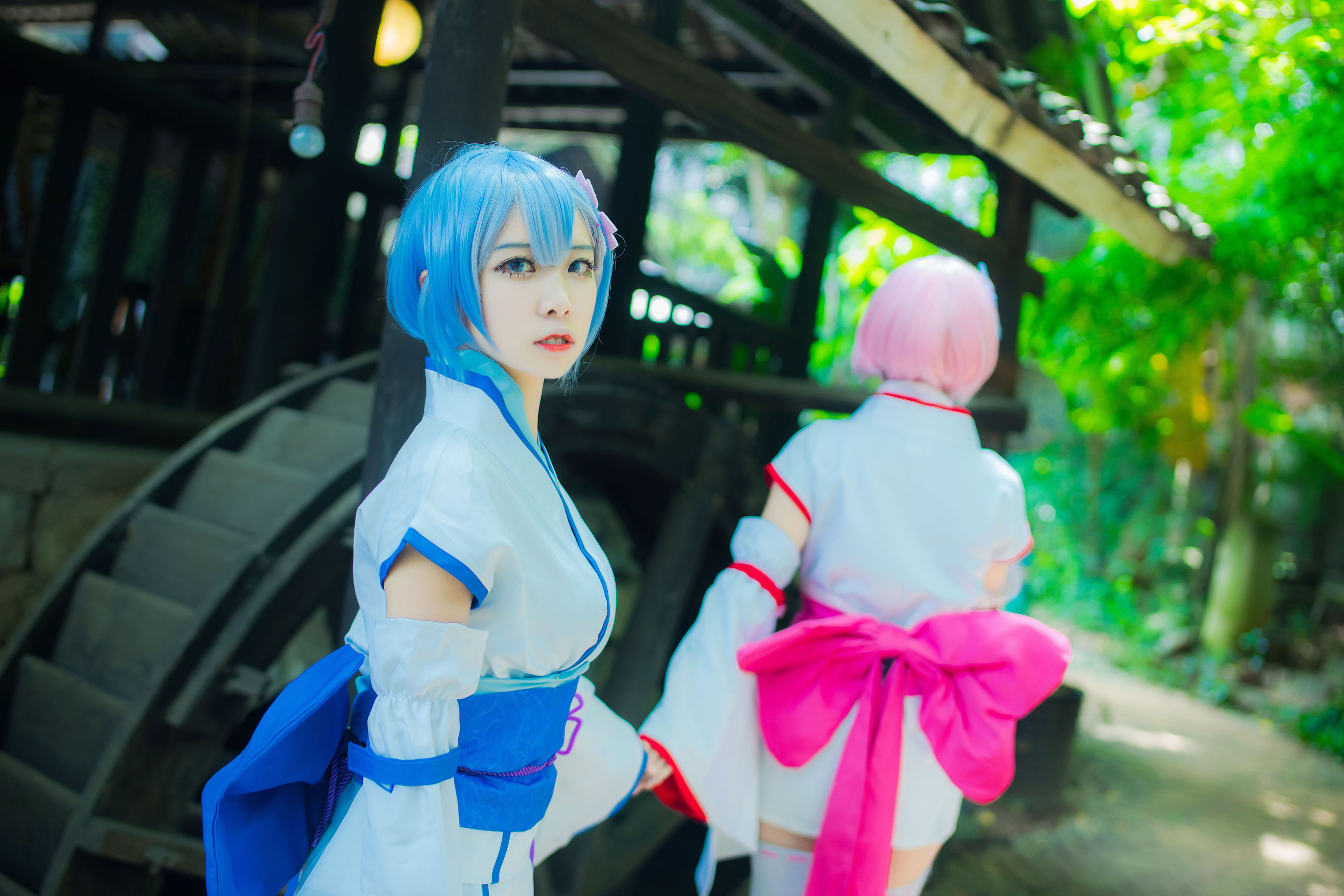 [Cosplay写真] 人气Coser二佐Nisa – 蕾姆幼年 [24P]