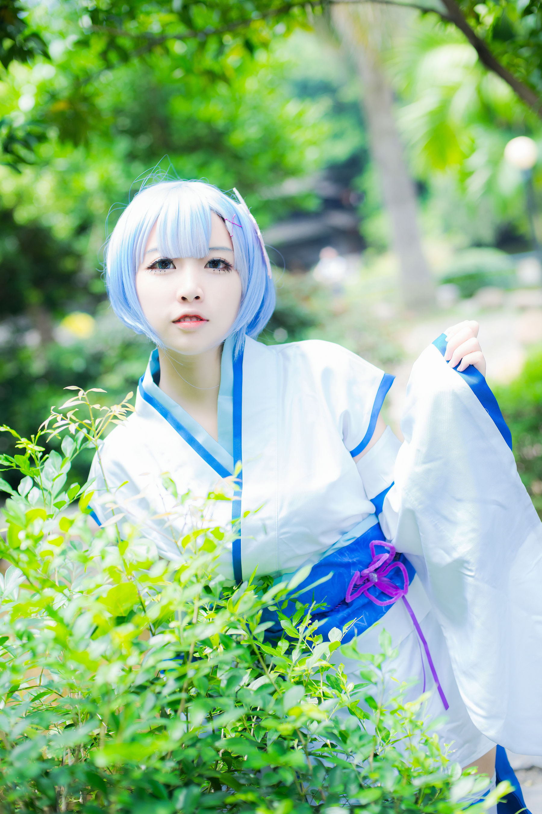 [Cosplay写真] 人气Coser二佐Nisa – 蕾姆幼年 [24P]
