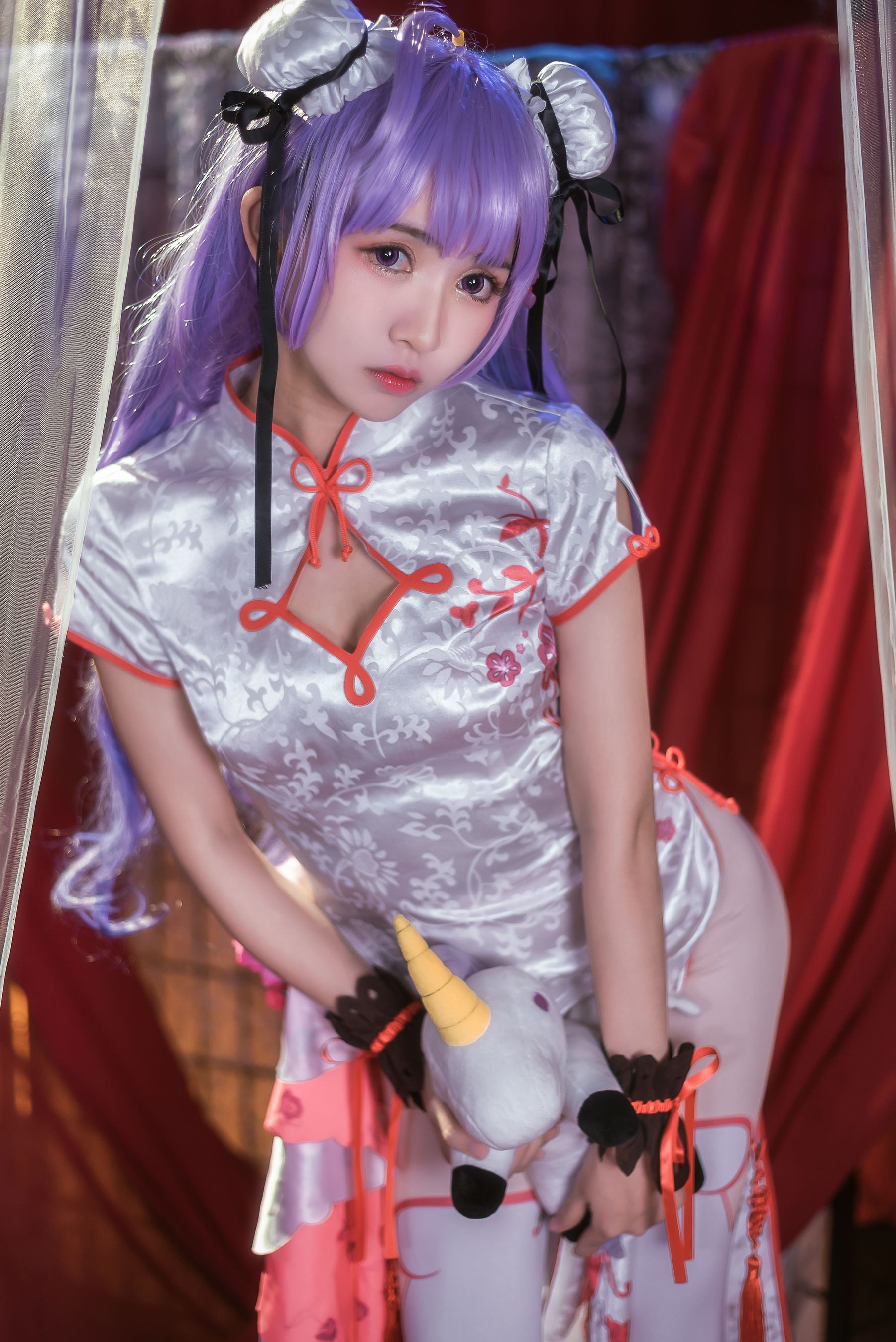 超人气Coser鳗鱼霏儿 碧蓝华裳 独角兽 [10P]
