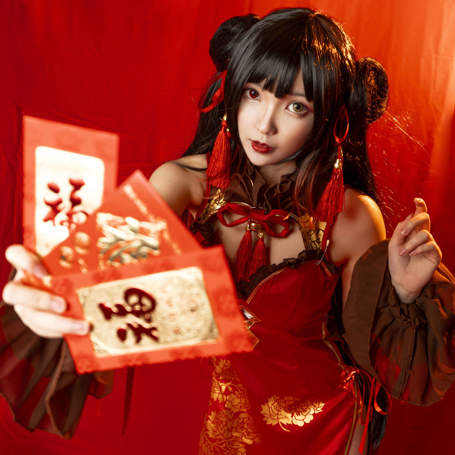 Coser小姐姐妍子坚不可摧 狂三新年 [15P]