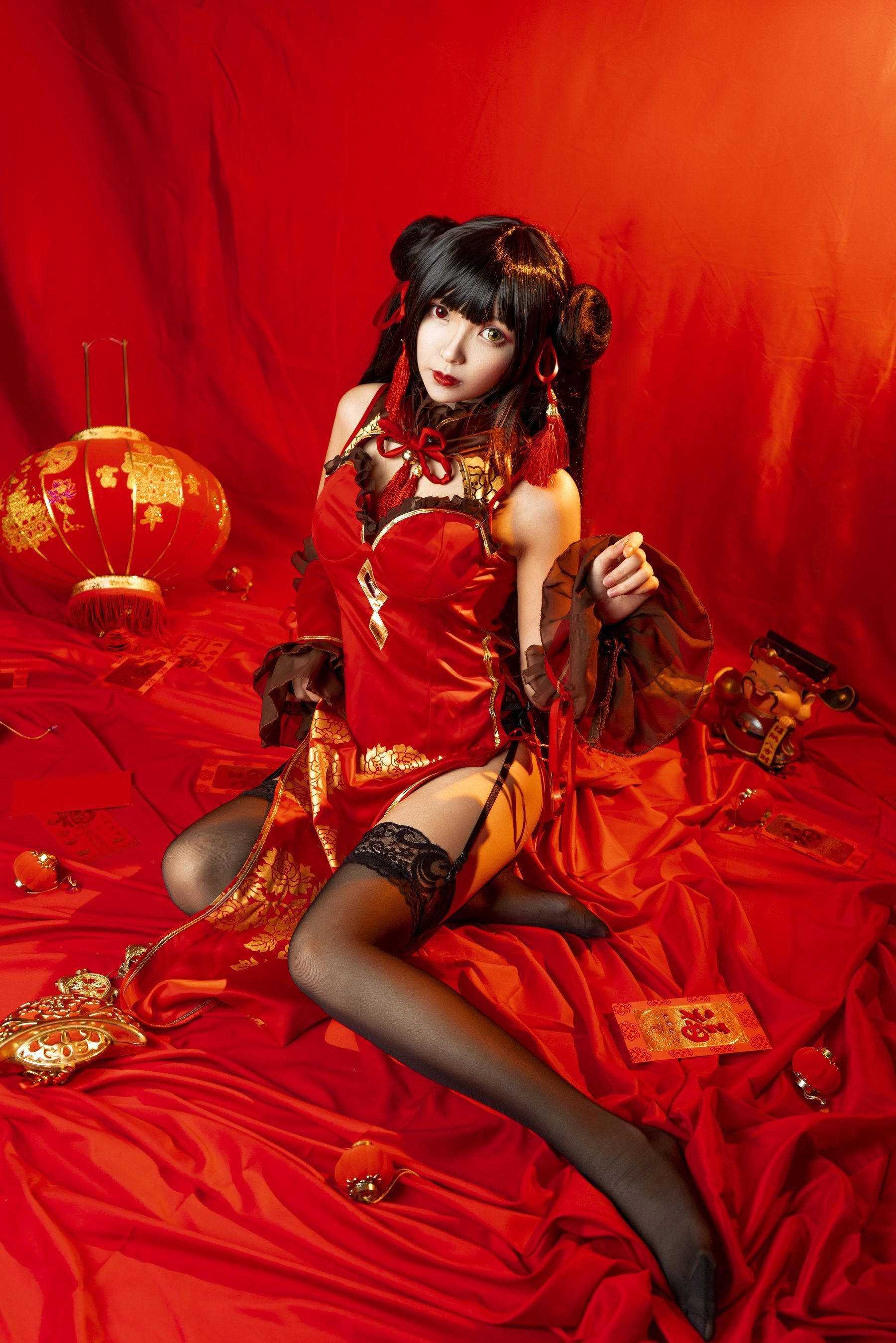 Coser小姐姐妍子坚不可摧 狂三新年 [15P]