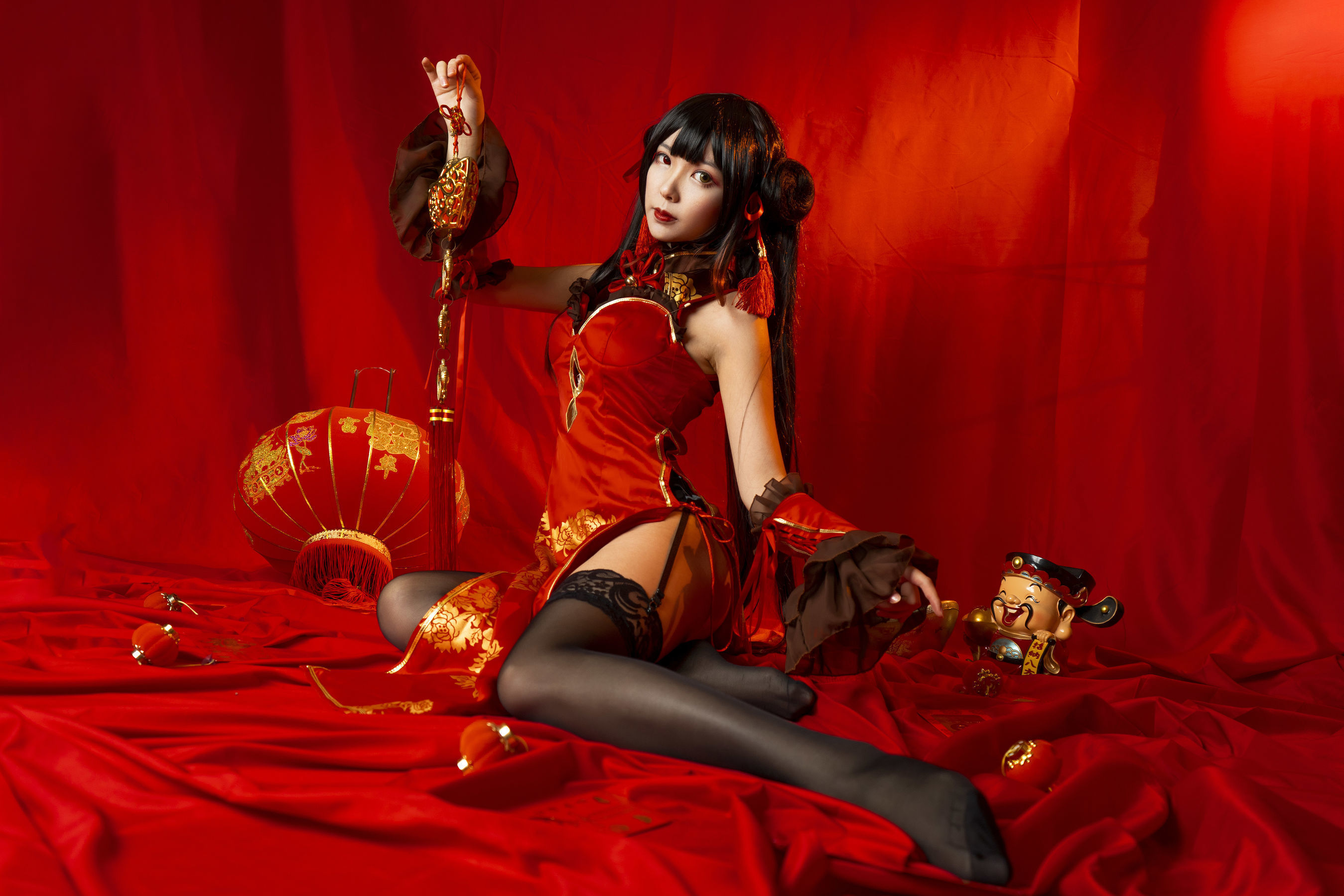 Coser小姐姐妍子坚不可摧 狂三新年 [15P]