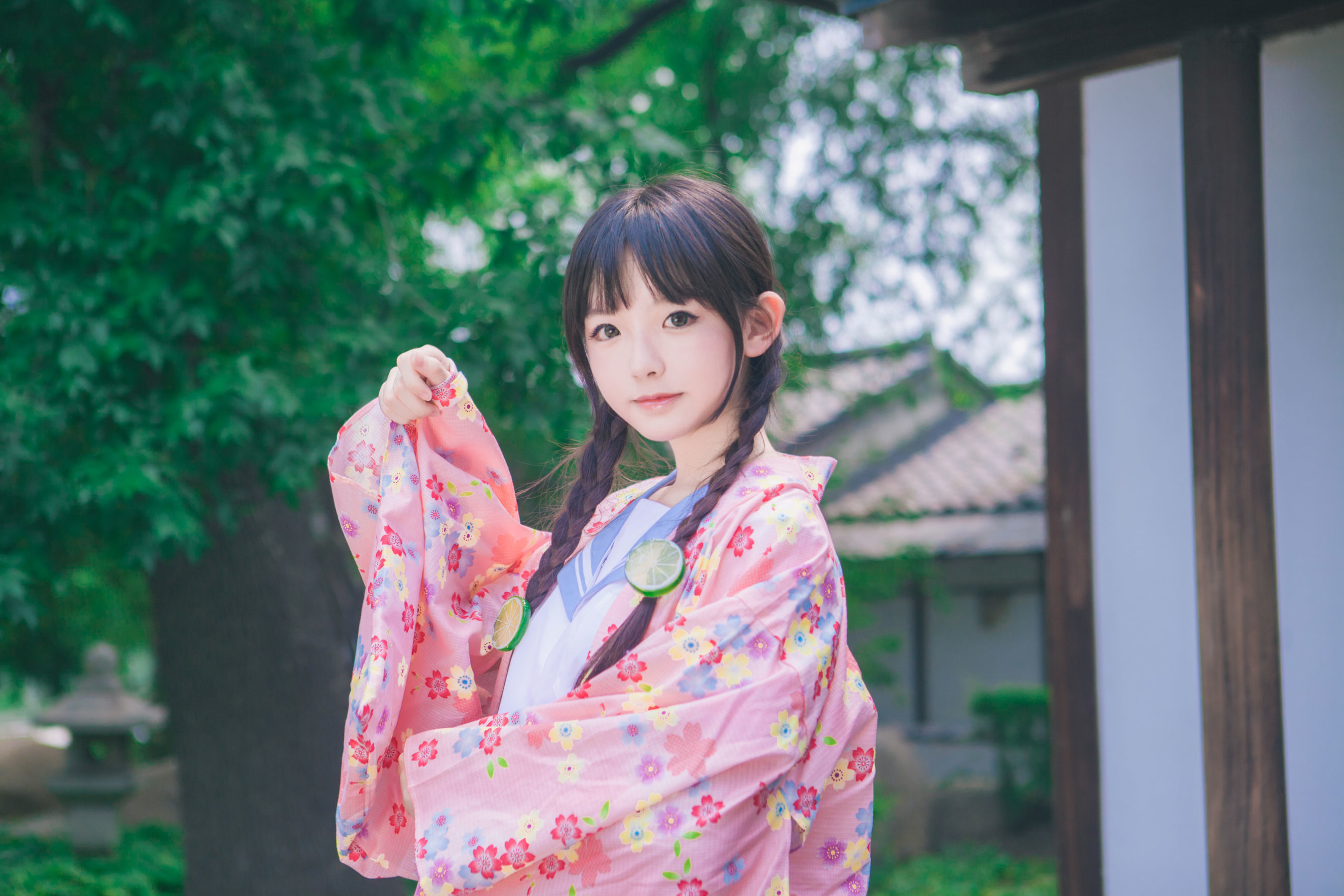 可爱妹妹樱群 和服 [17P]
