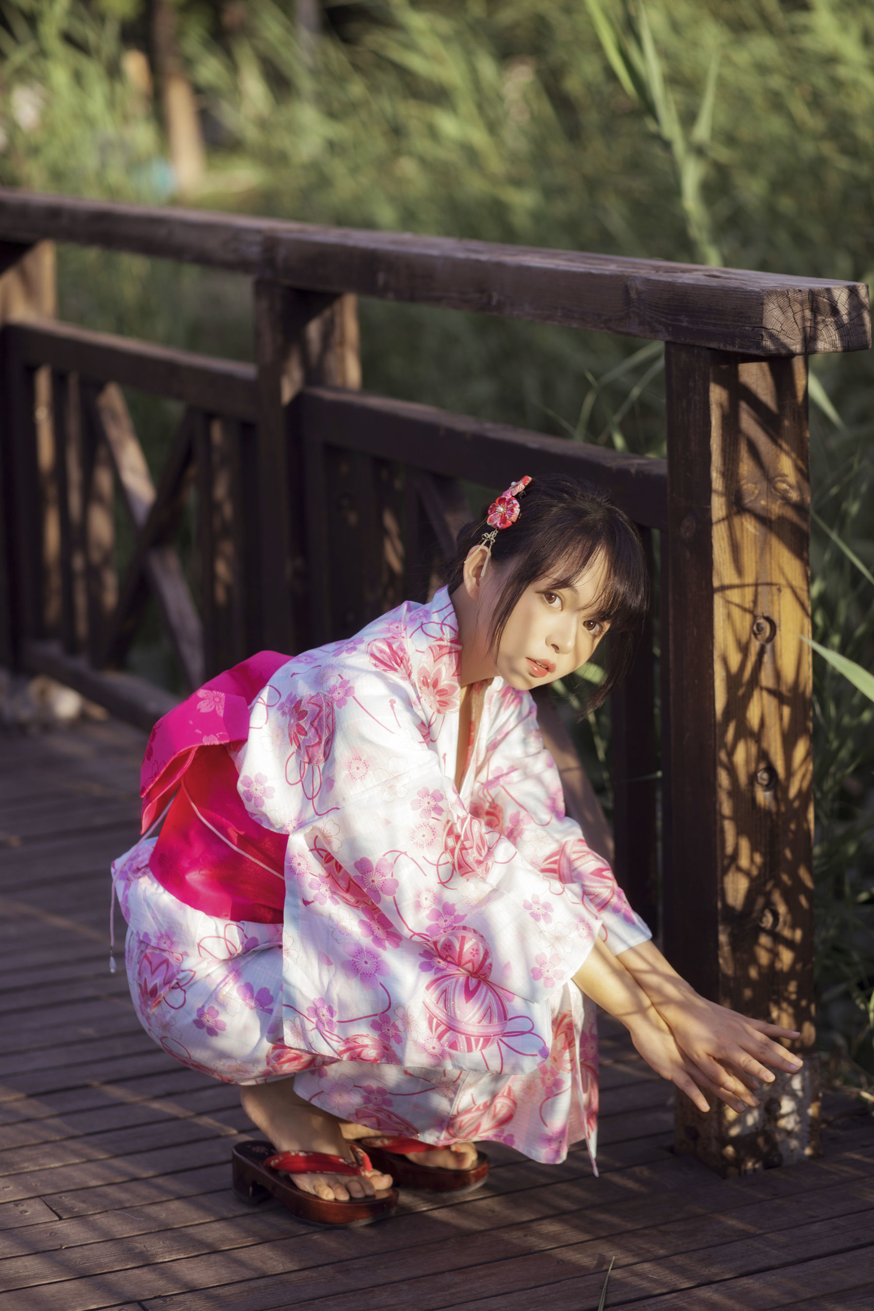 大眼萌妹黑猫猫OvO 和服超进化 [14P]
