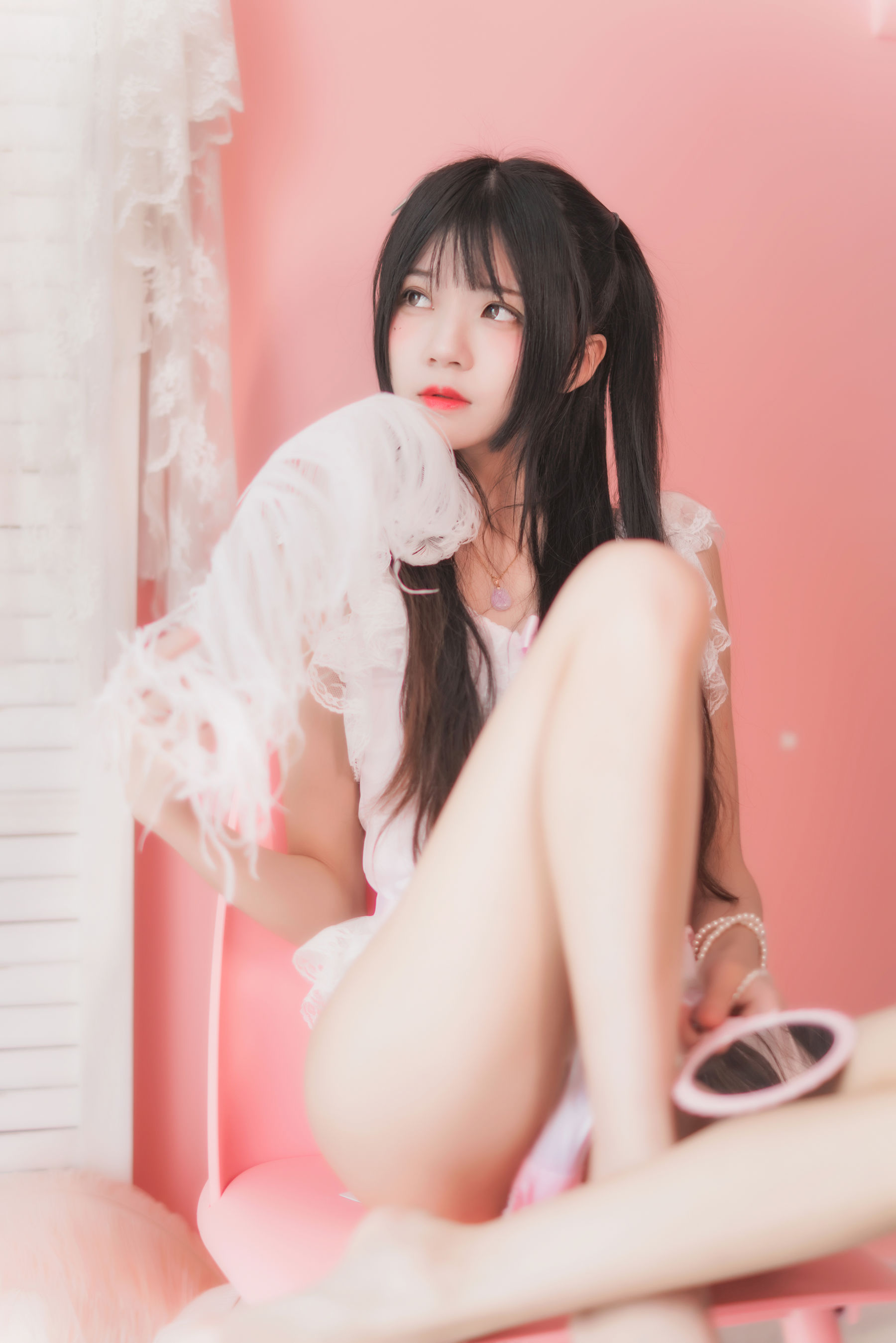桜桃喵 冬眠系列 粉色浴缸 [57P]