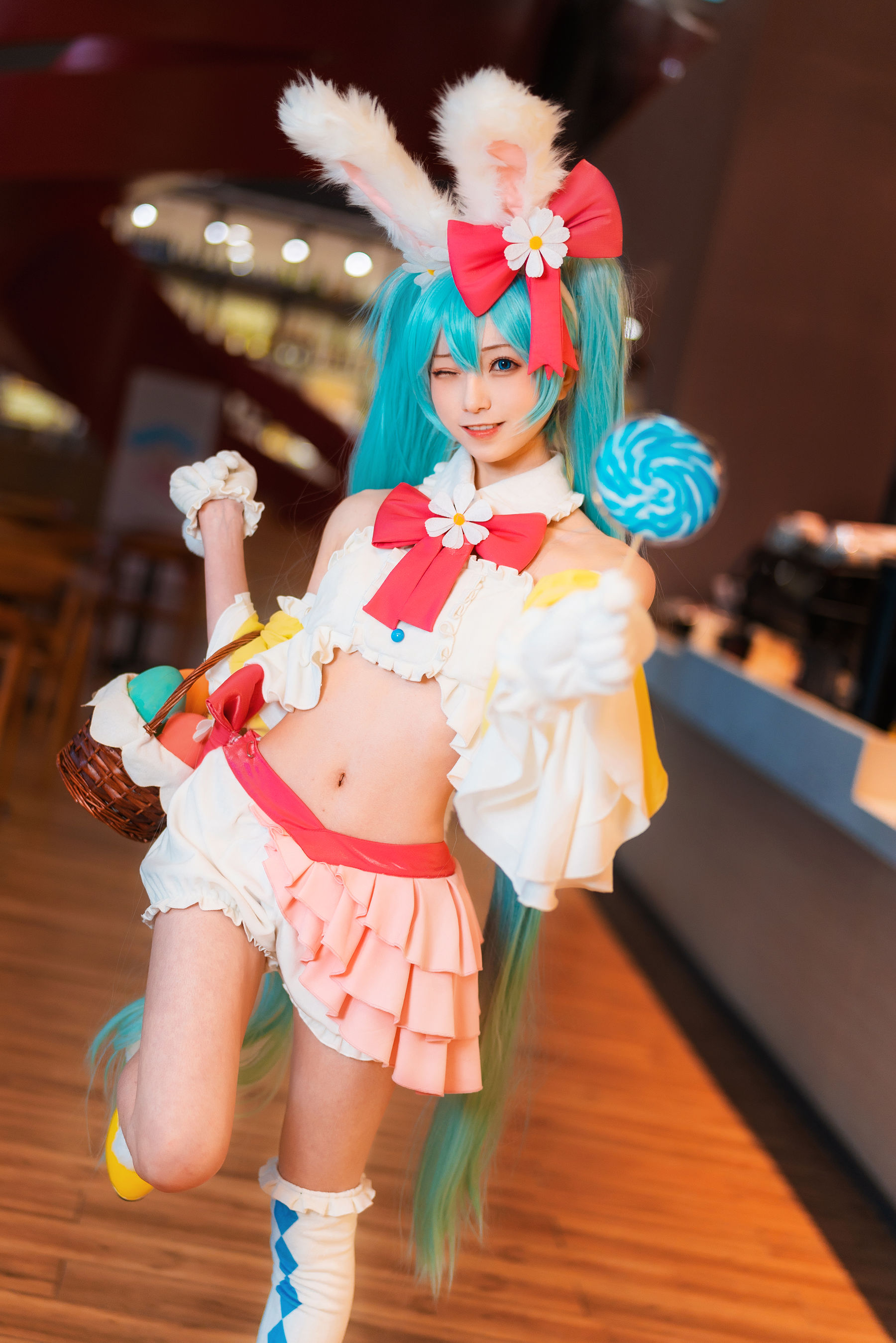 动漫博主Kitaro_绮太郎 – 初音兔女郎 [9P]