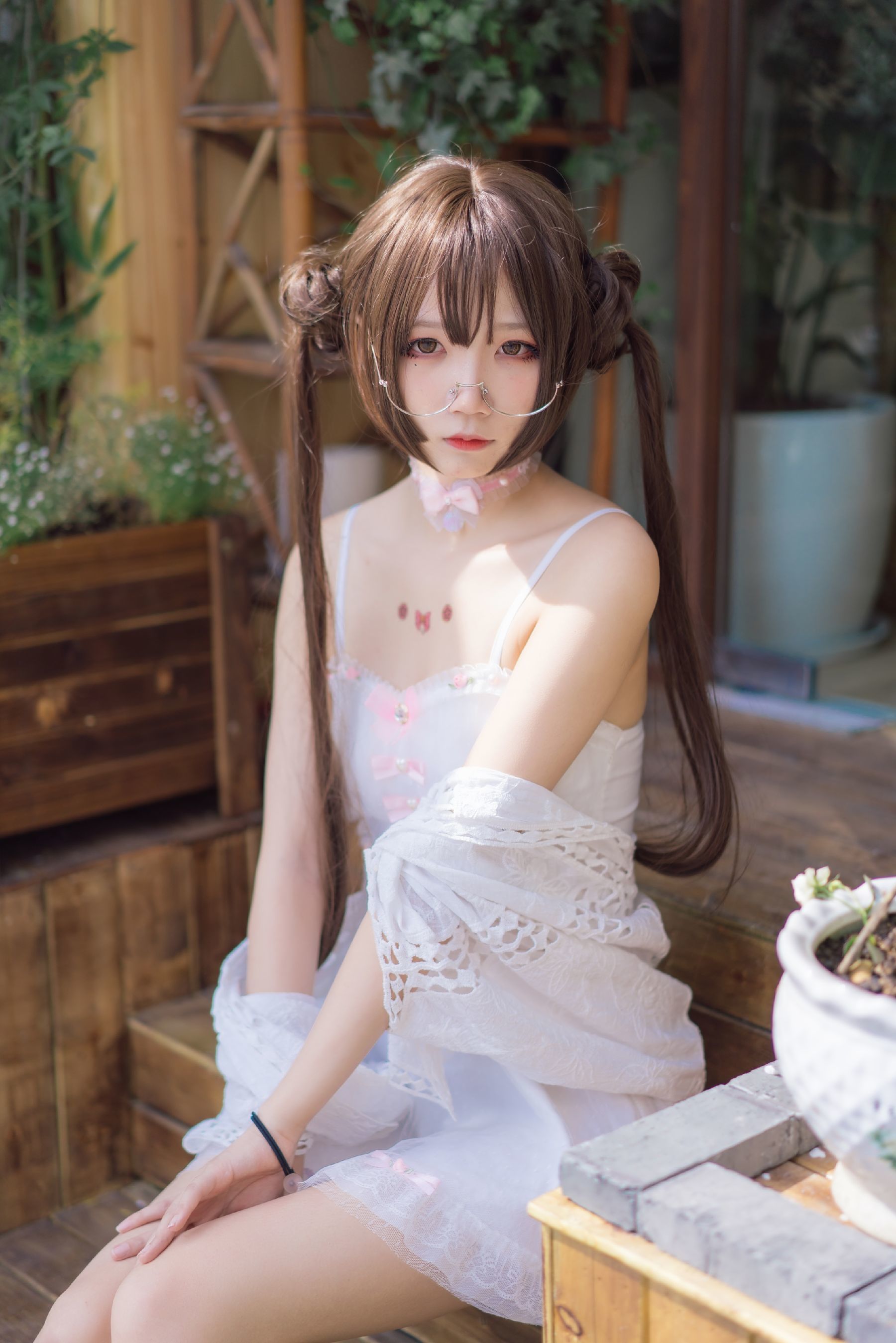 清纯少女五更百鬼 日常 双马尾 [10P]