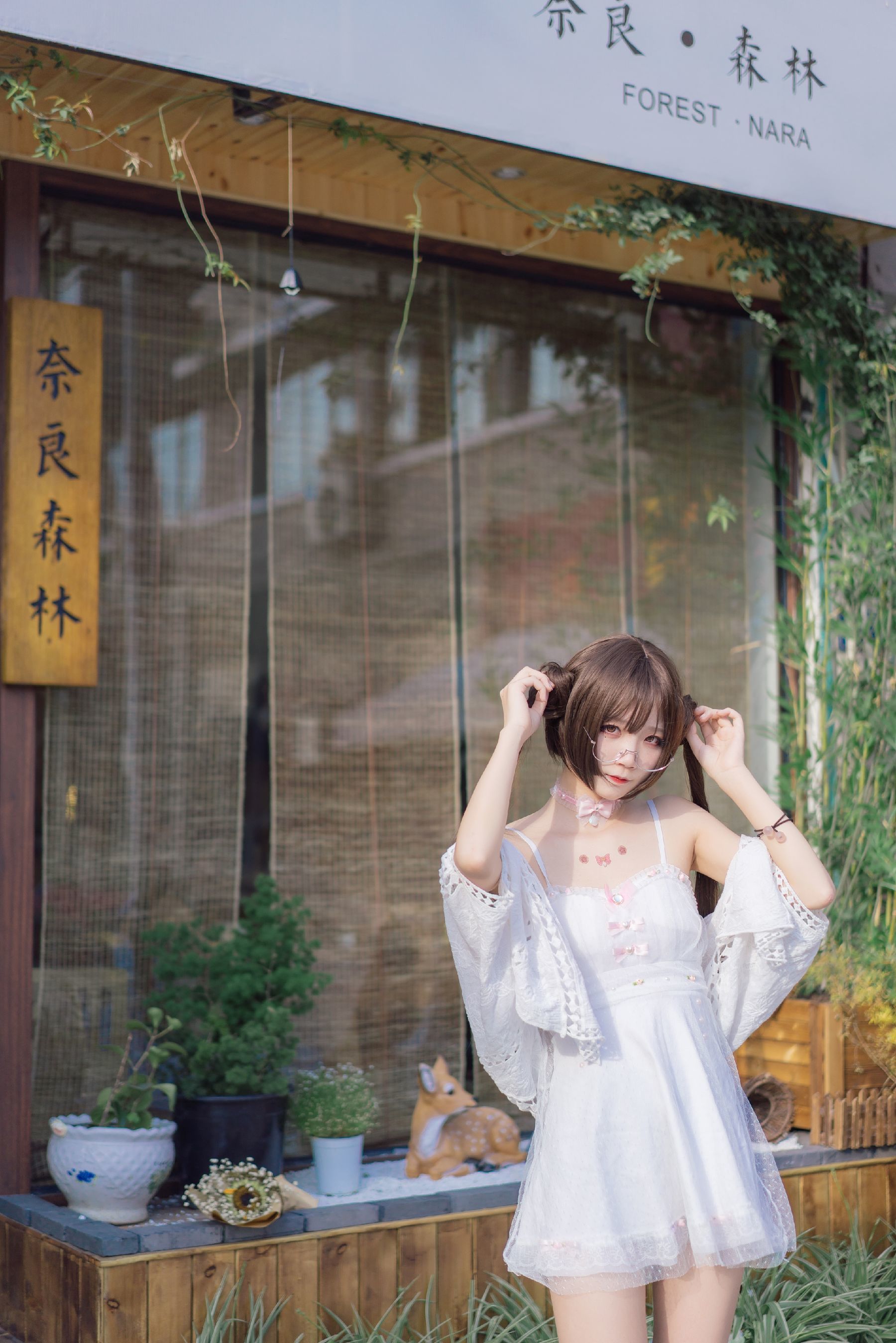 清纯少女五更百鬼 日常 双马尾 [10P]