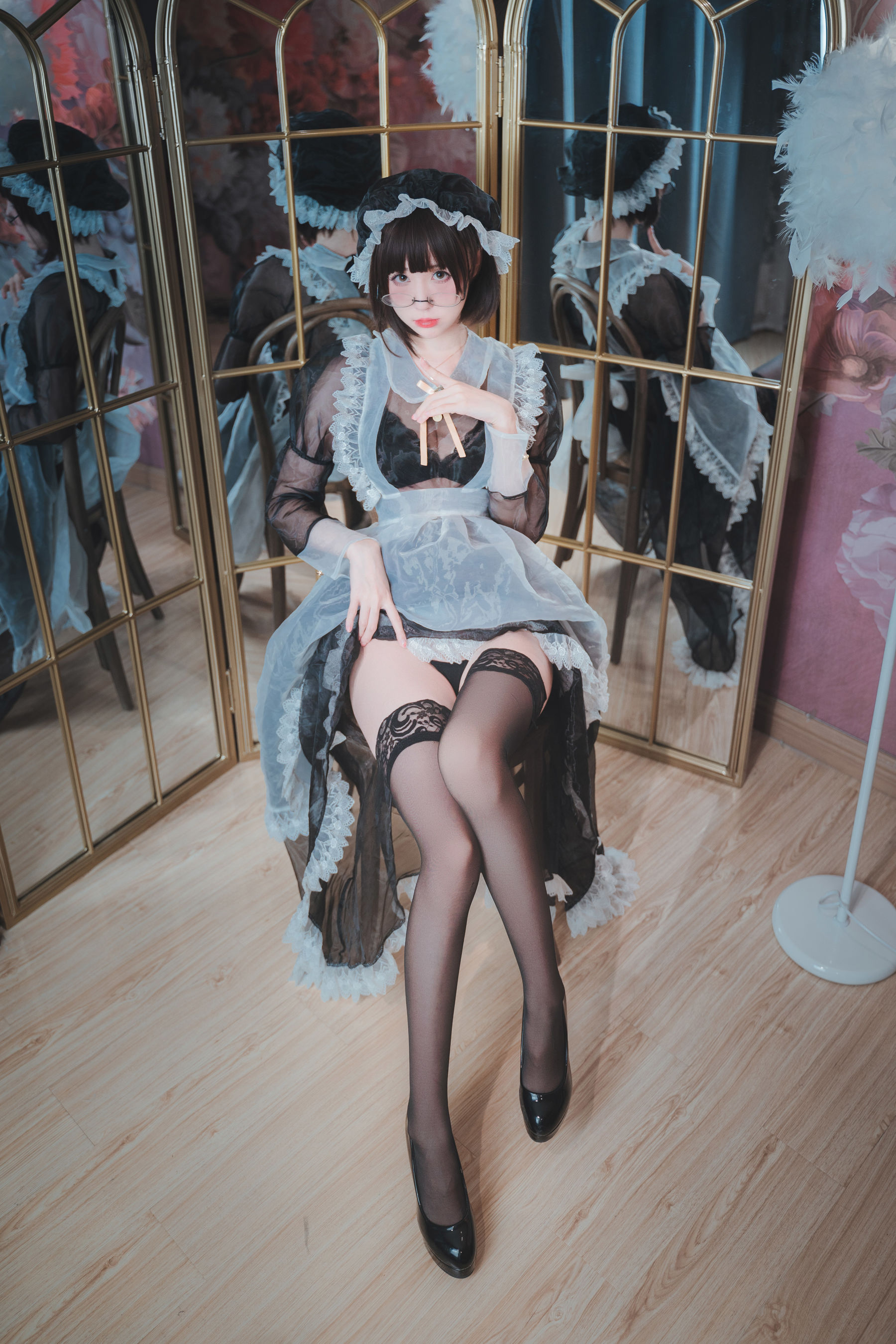 萌妹子南鸽 透明女仆 [50P]