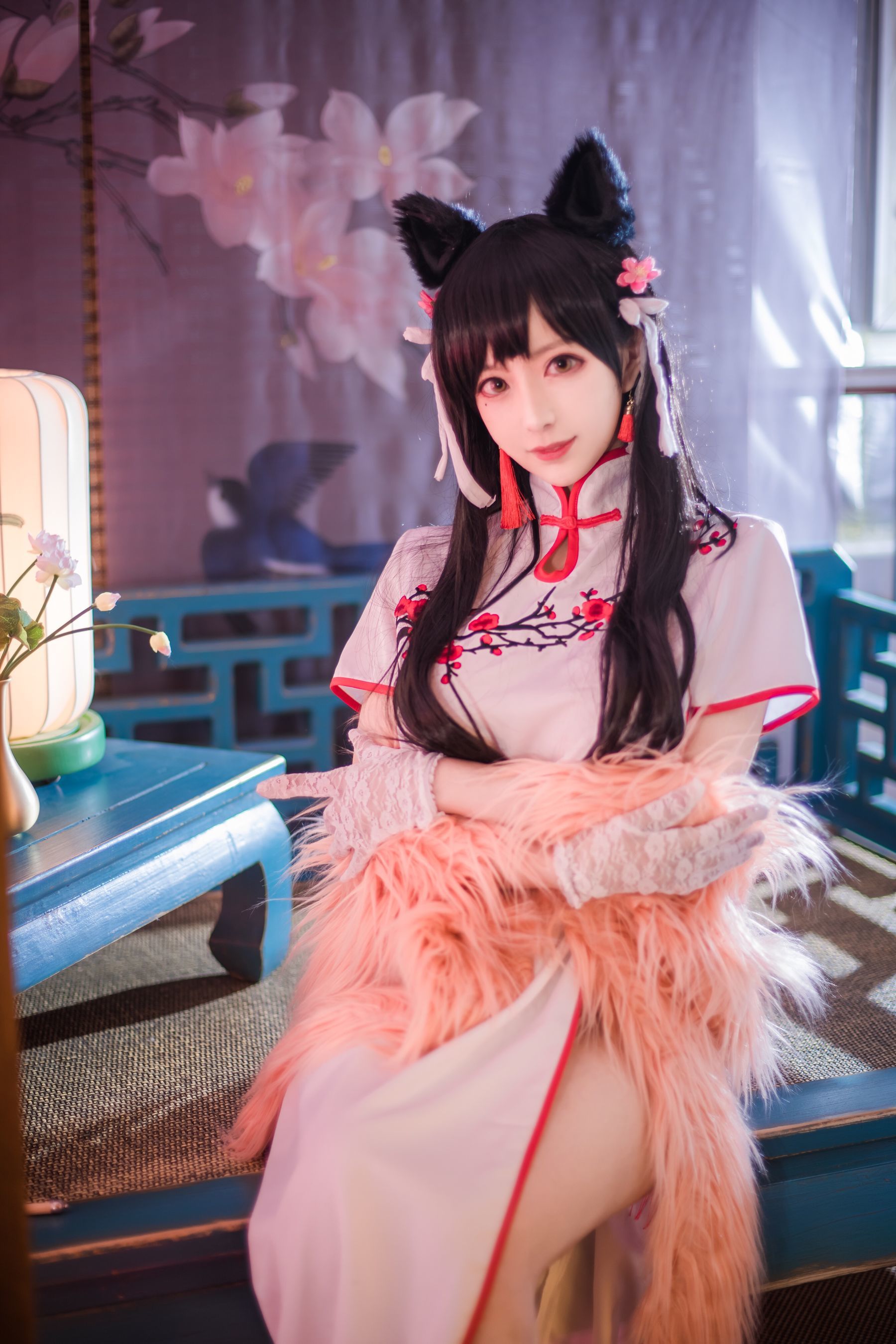 [萝莉COS] Shika小鹿鹿 – 爱宕旗袍 [30P]