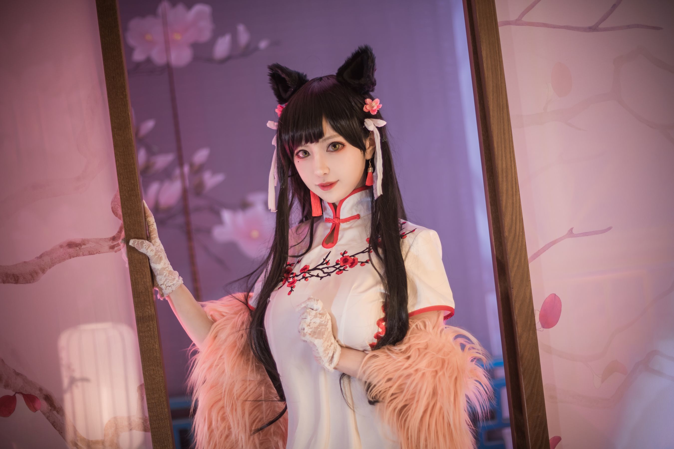 [萝莉COS] Shika小鹿鹿 – 爱宕旗袍 [30P]