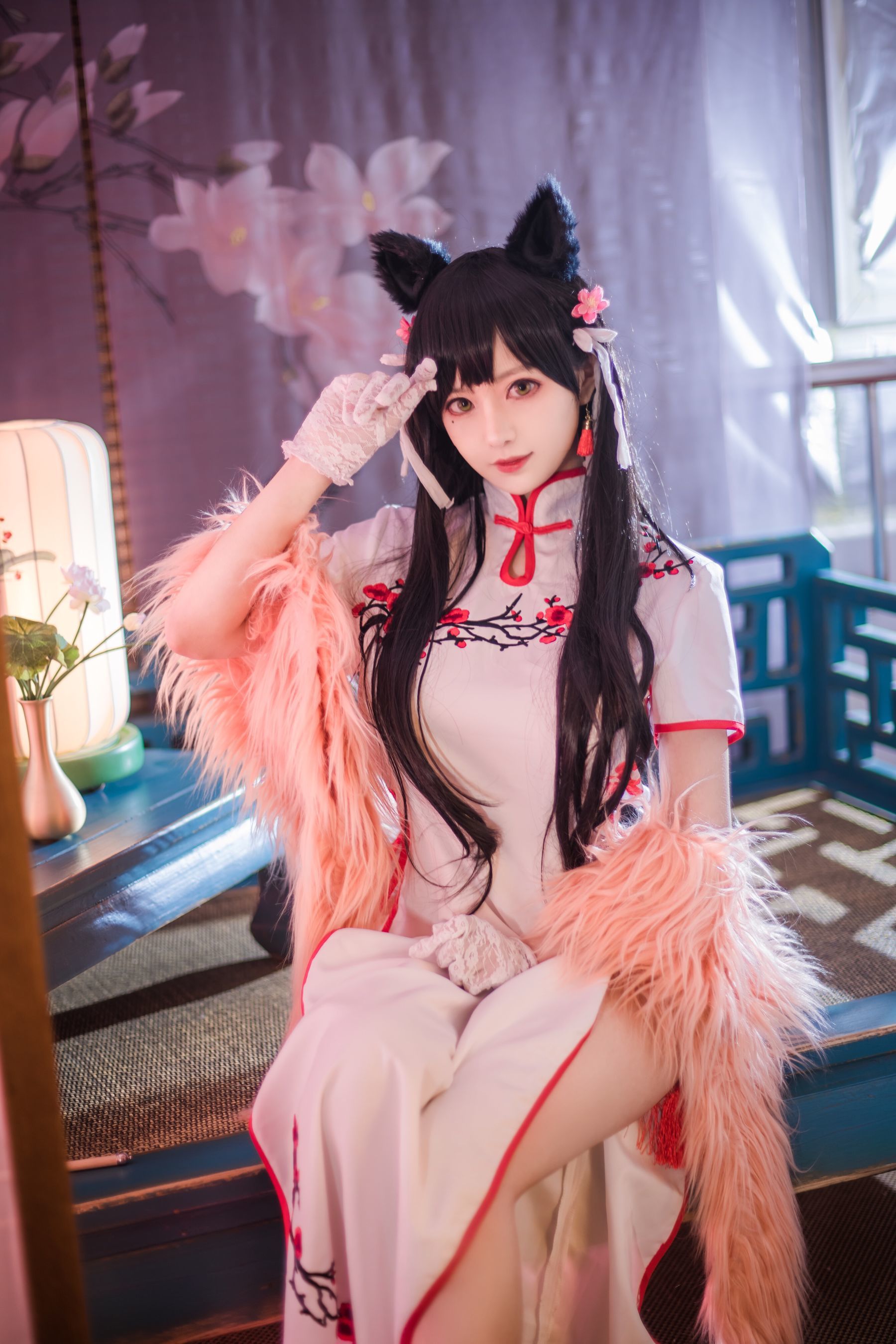 [萝莉COS] Shika小鹿鹿 – 爱宕旗袍 [30P]