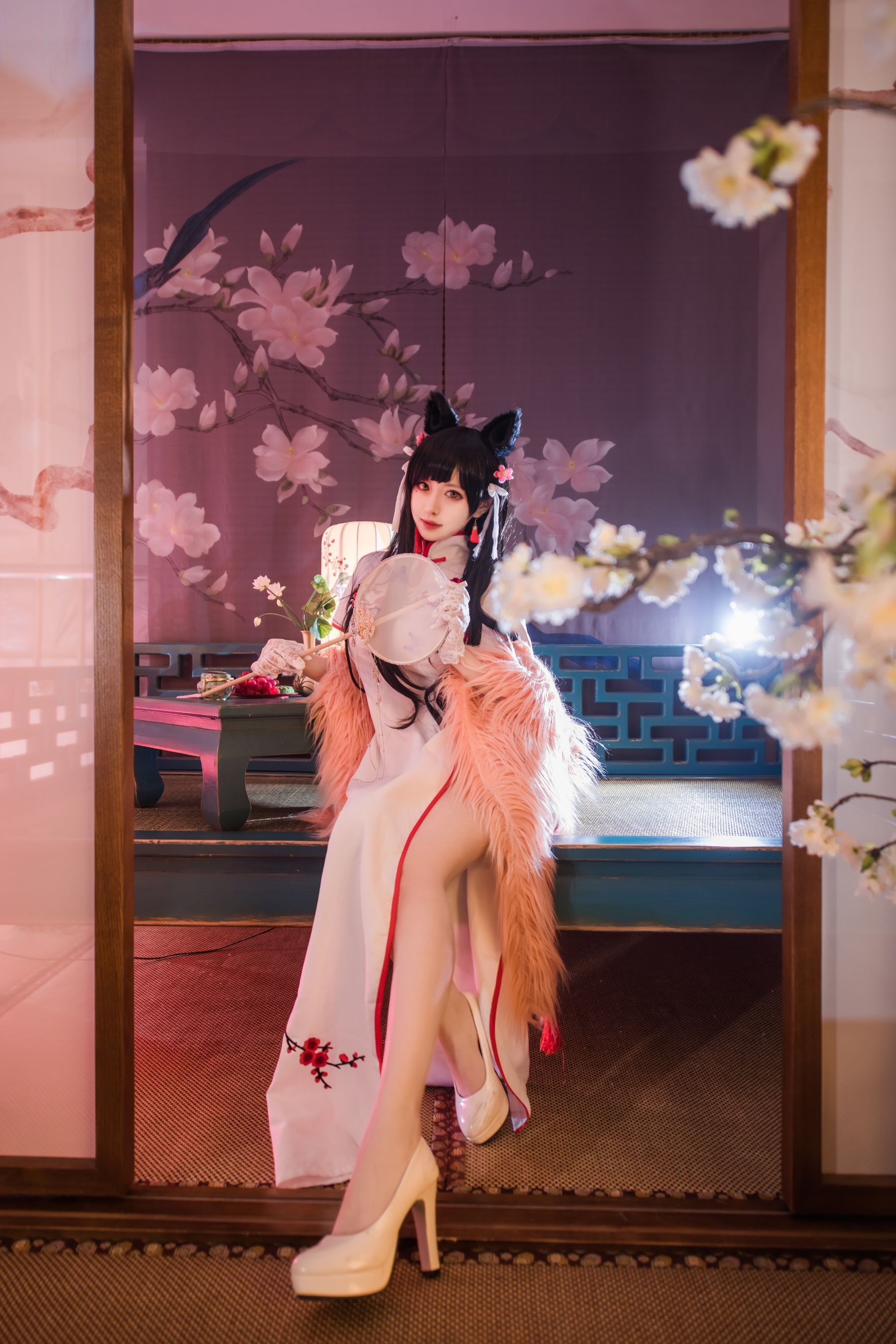 [萝莉COS] Shika小鹿鹿 – 爱宕旗袍 [30P]