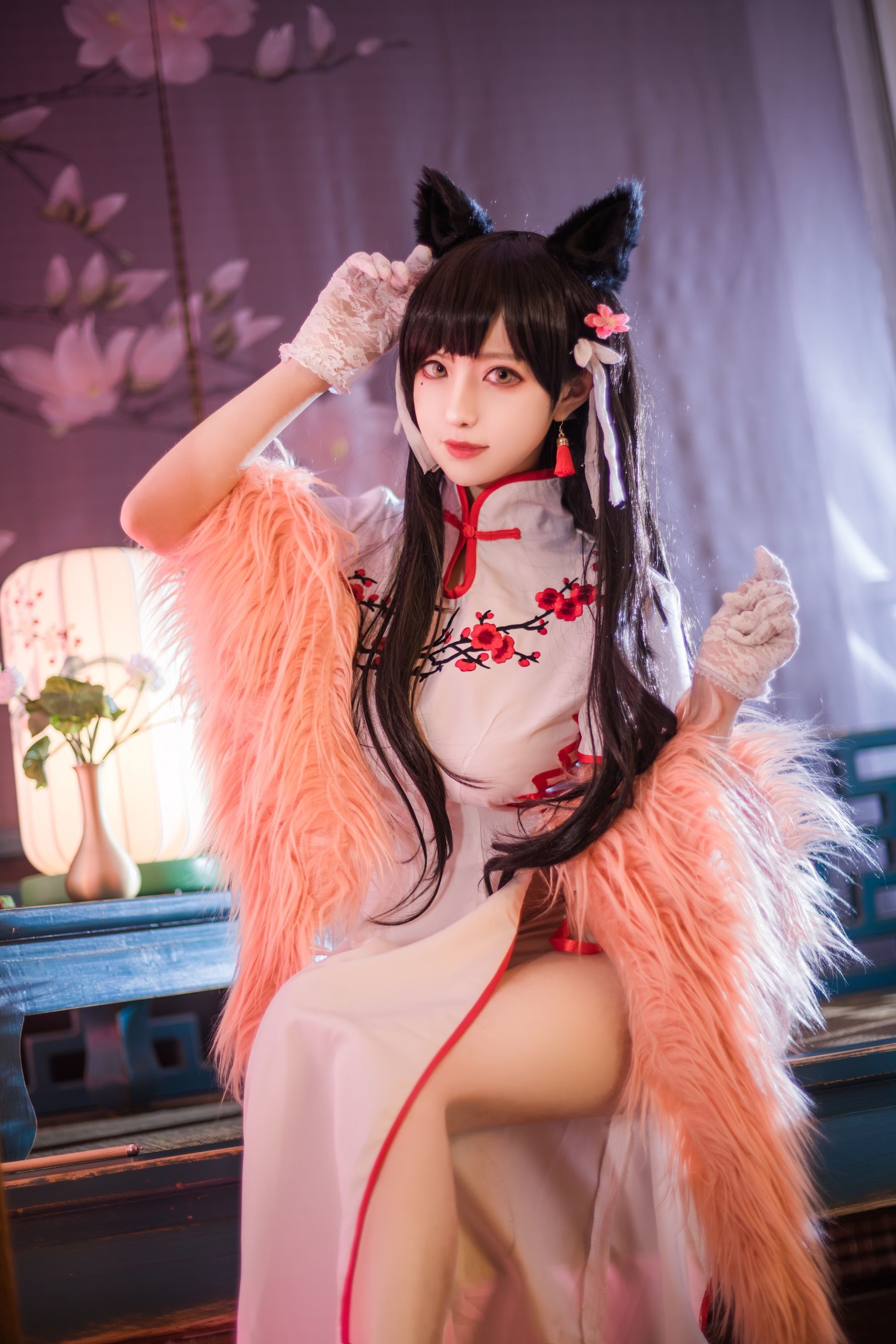 [萝莉COS] Shika小鹿鹿 – 爱宕旗袍 [30P]