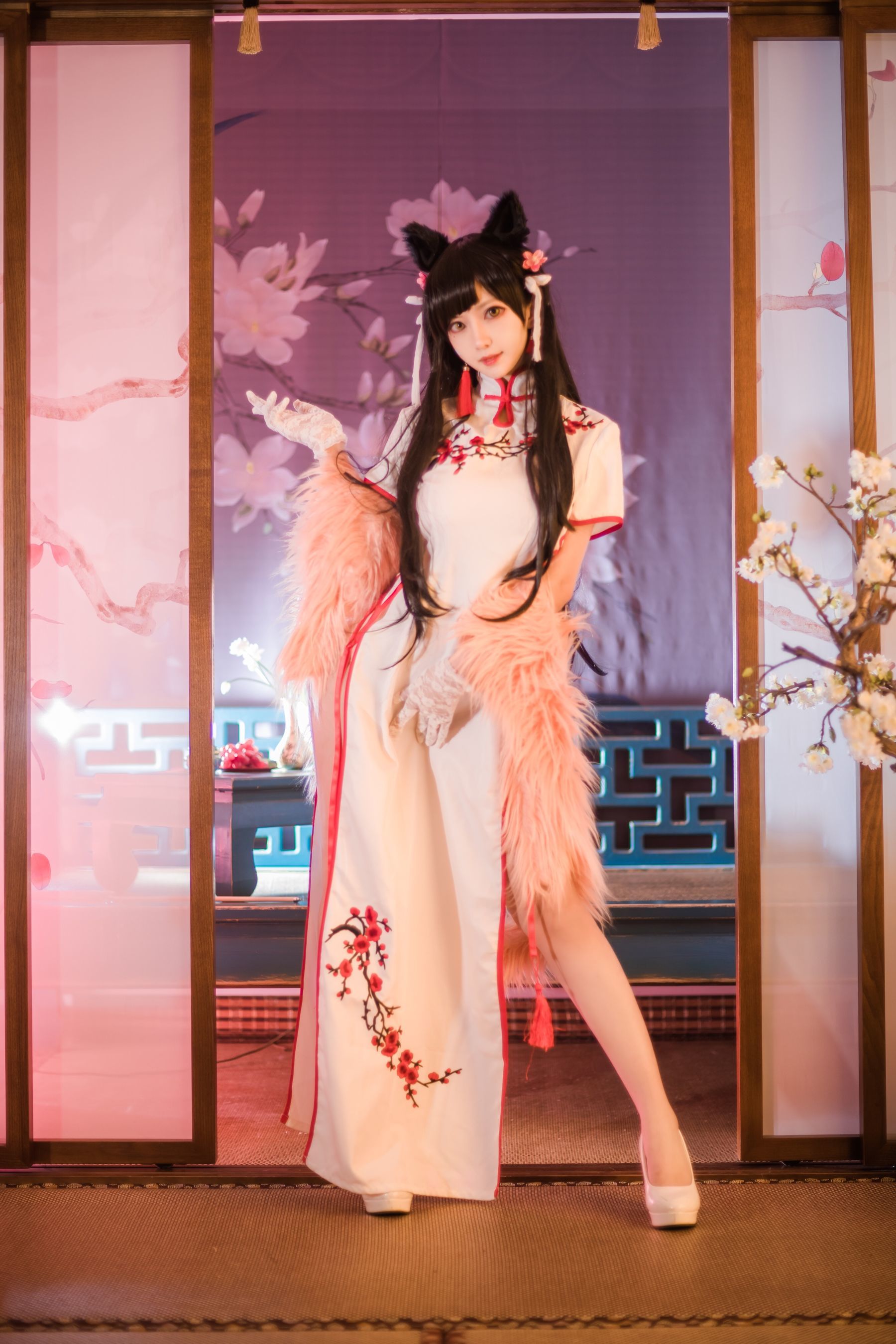 [萝莉COS] Shika小鹿鹿 – 爱宕旗袍 [30P]