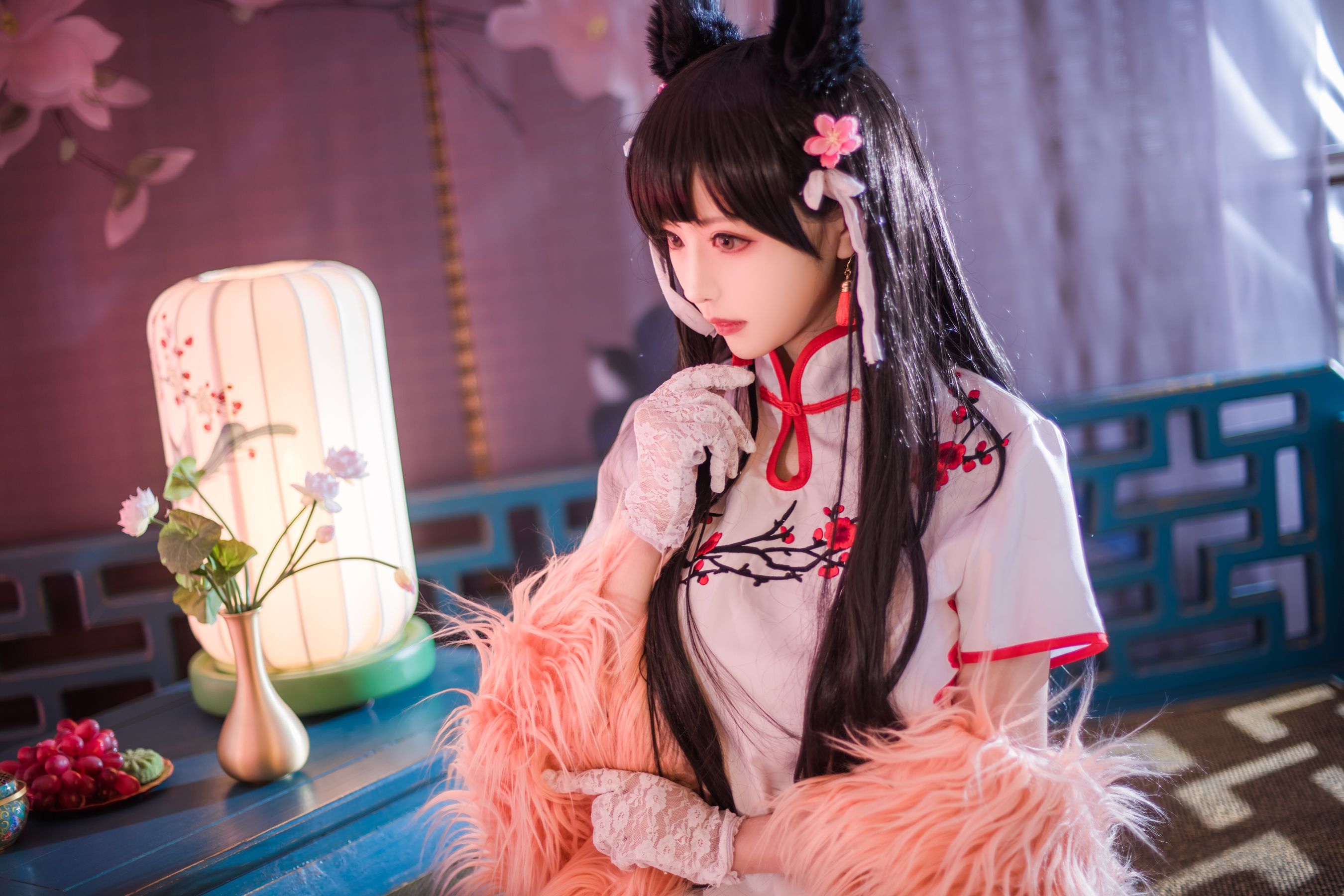[萝莉COS] Shika小鹿鹿 – 爱宕旗袍 [30P]