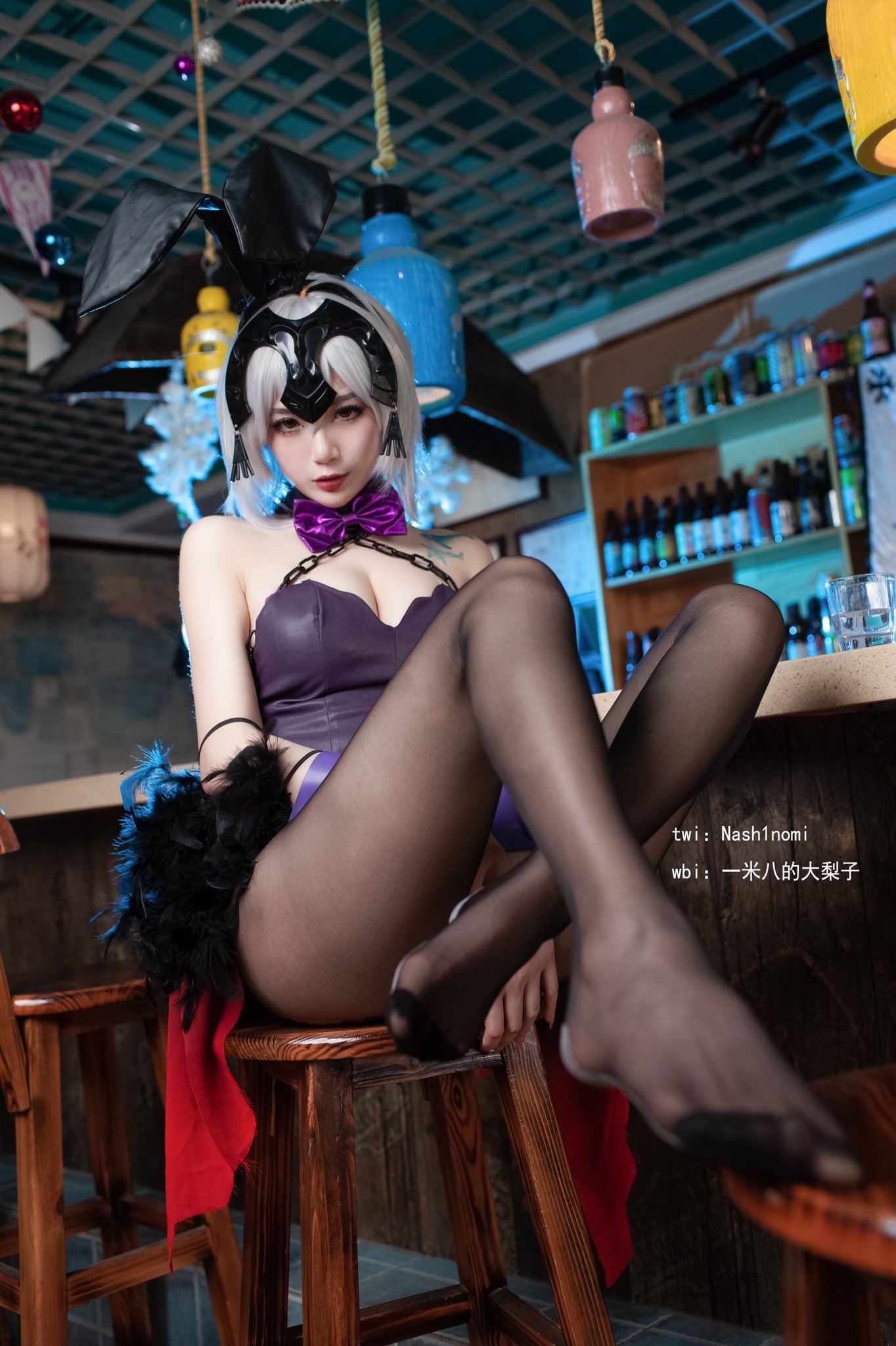 一米八的大梨子 – 黑贞兔女郎 [11P]