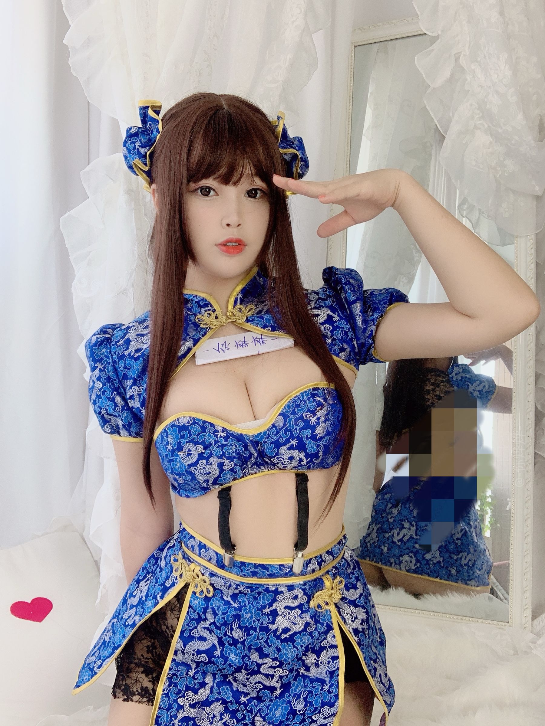 [Cosplay写真] 萌系小姐姐-白烨- – 功夫旗袍 [50P]