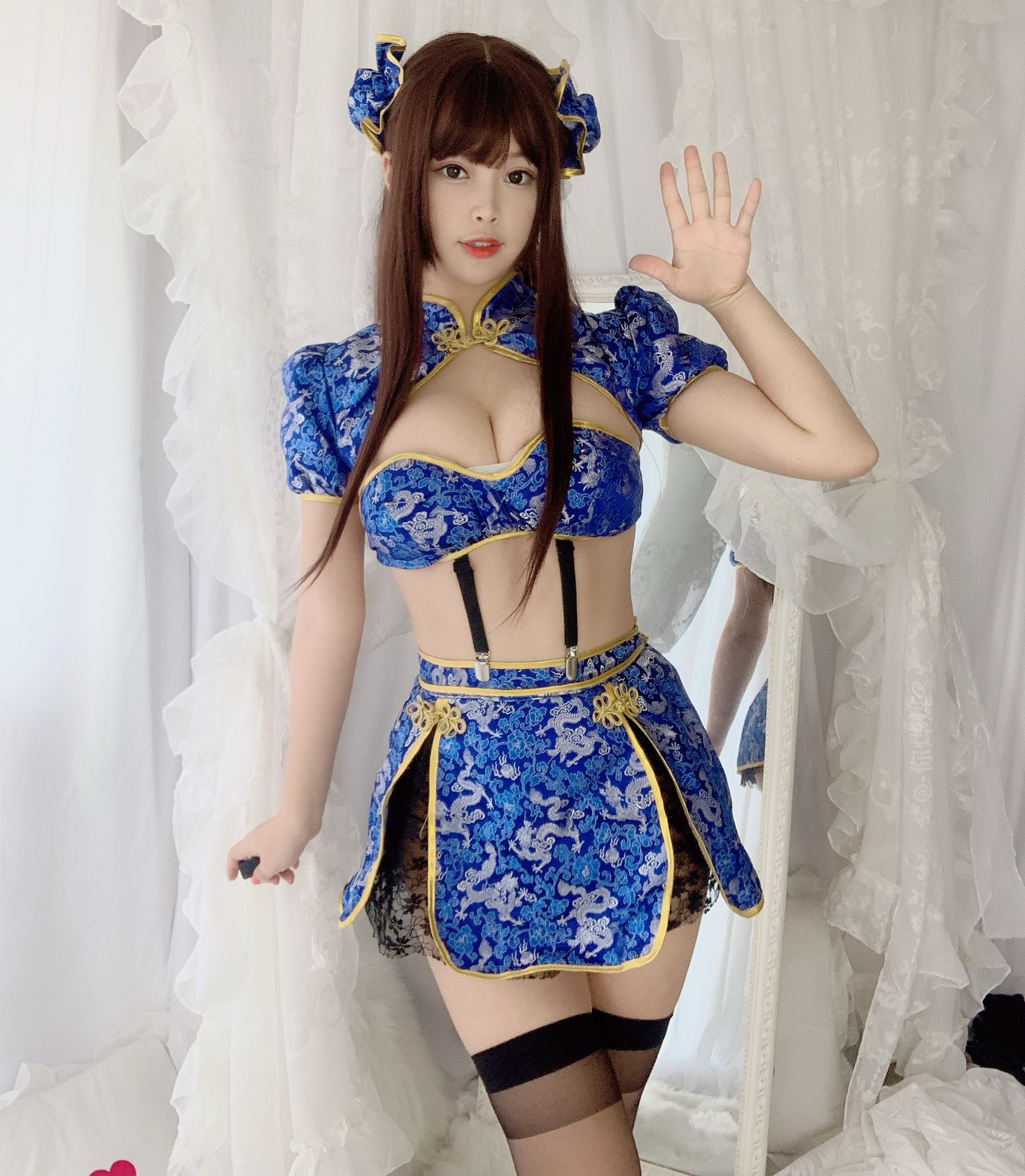 [Cosplay写真] 萌系小姐姐-白烨- – 功夫旗袍 [50P]
