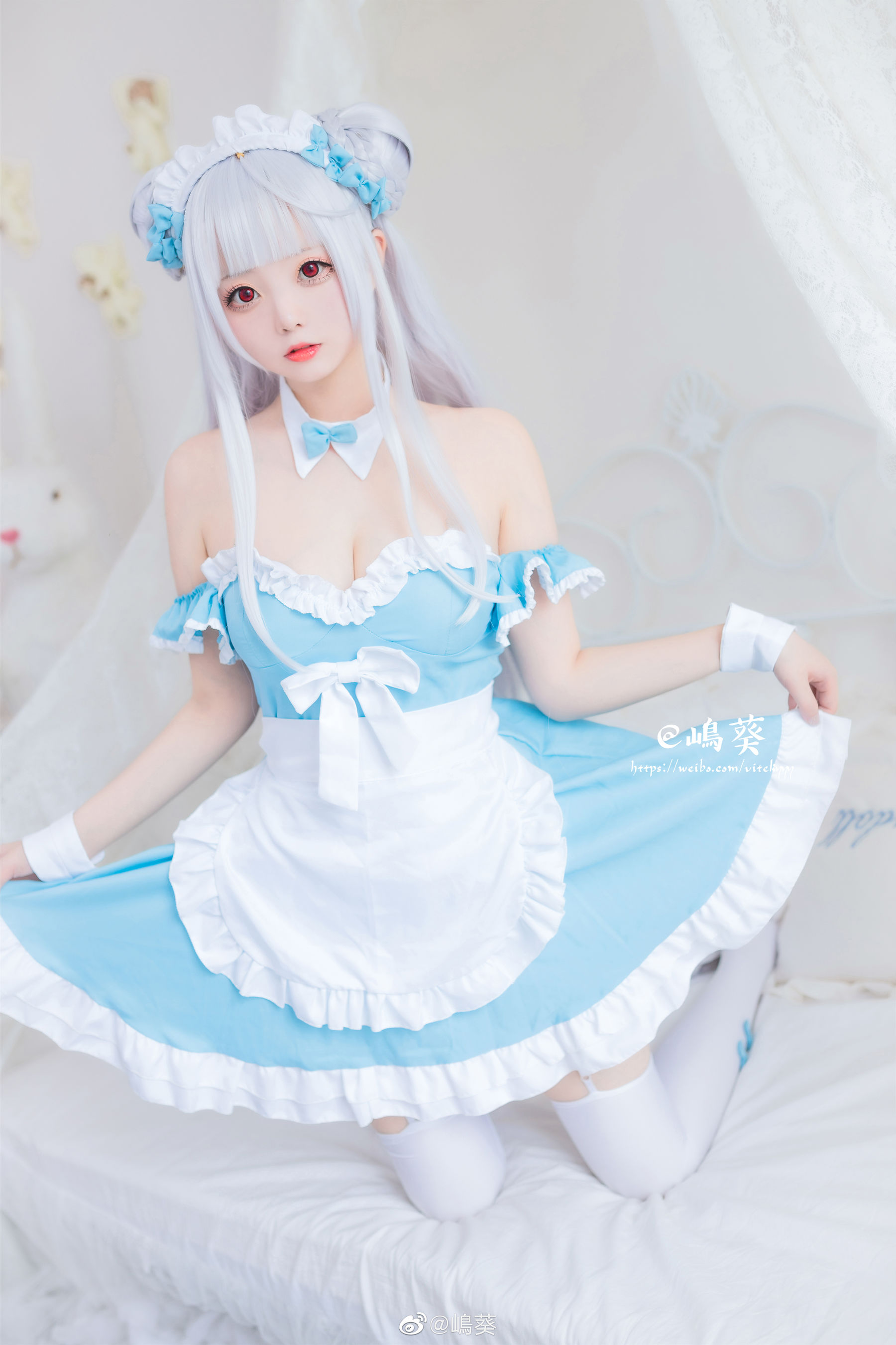 微博美女嶋葵 小天鹅女仆 [12P]