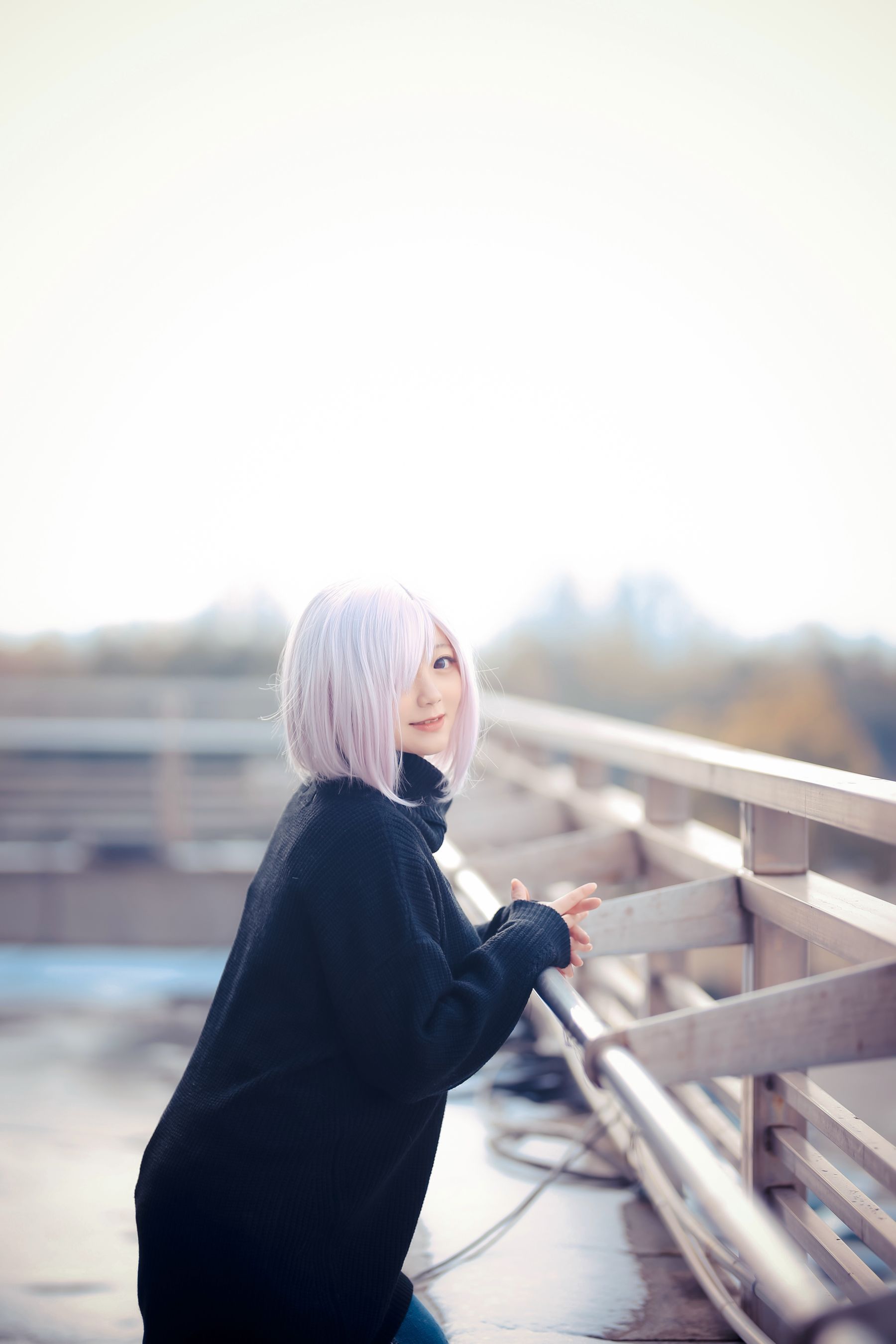 动漫博主弦音sic – 玛修 C93同人毛衣 [9P]