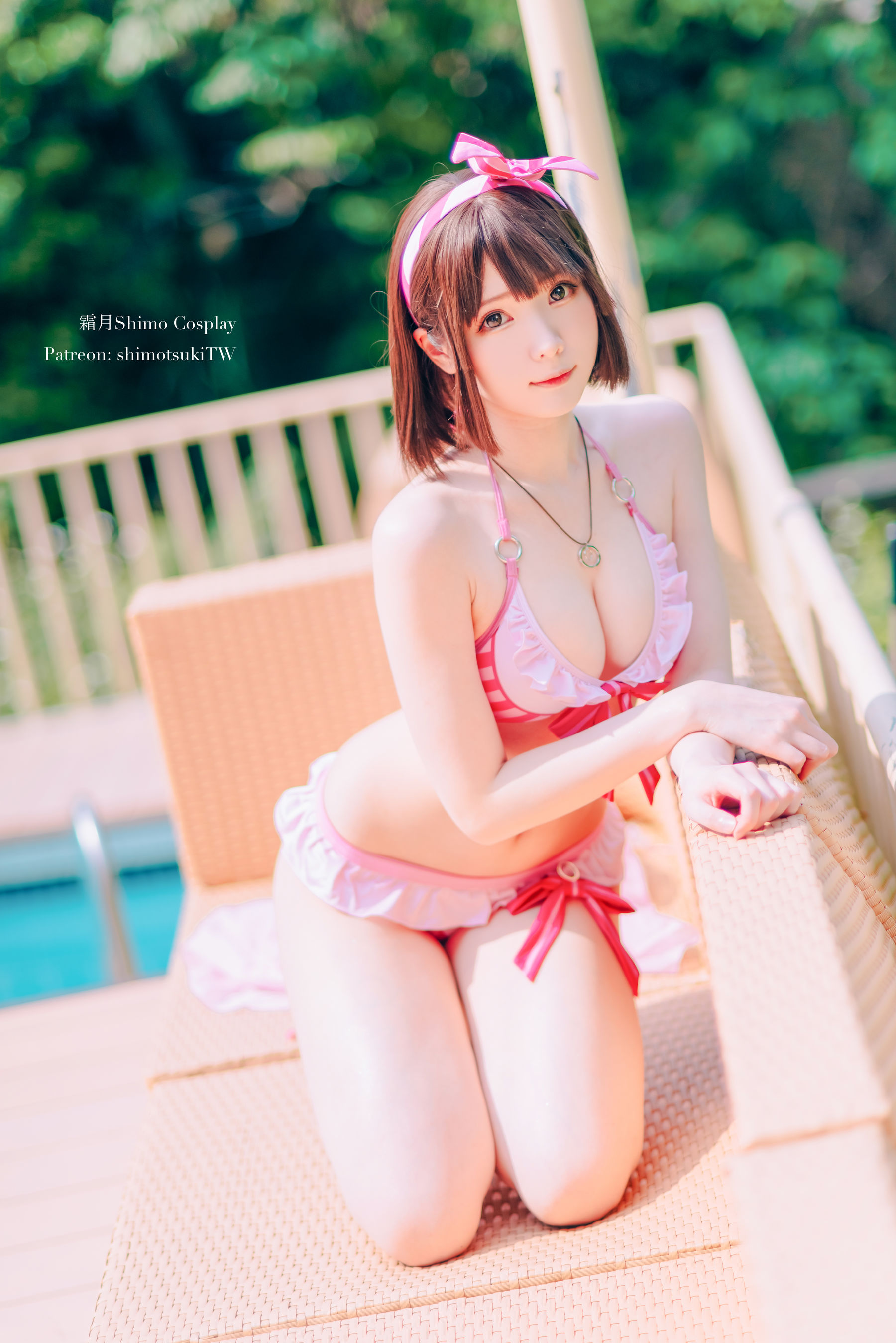 微博妹纸霜月shimo – 加藤惠泳衣 [19P]